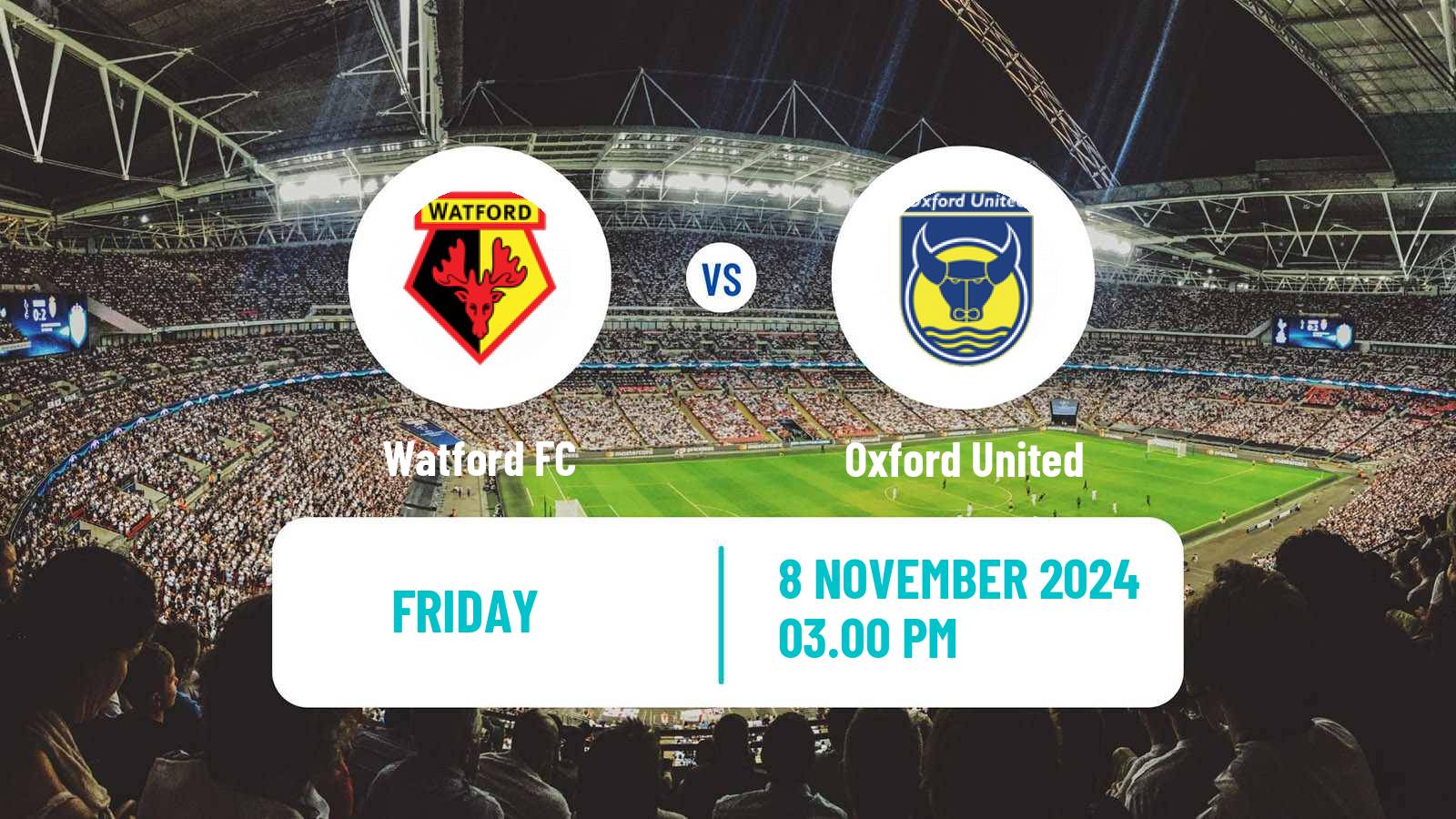 Soccer English League Championship Watford - Oxford United