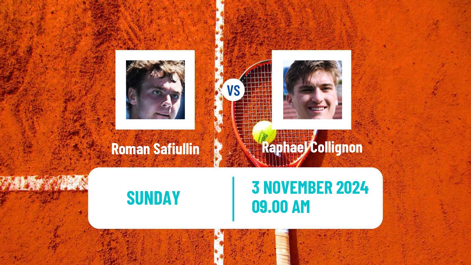 Tennis Bratislava 2 Challenger Men Roman Safiullin - Raphael Collignon