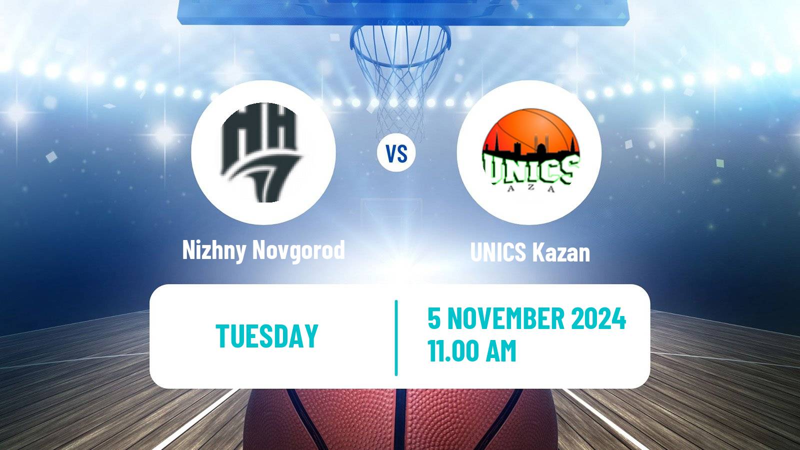 Basketball VTB United League Nizhny Novgorod - UNICS