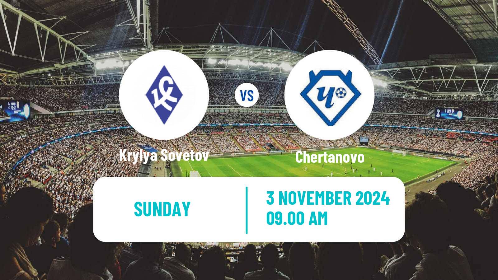 Soccer Russian Supreme Division Women Krylya Sovetov - Chertanovo