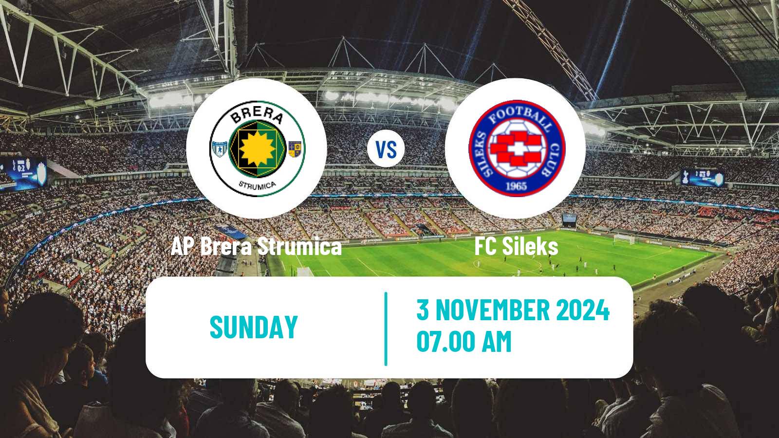 Soccer North Macedonian 1 MFL AP Brera Strumica - Sileks