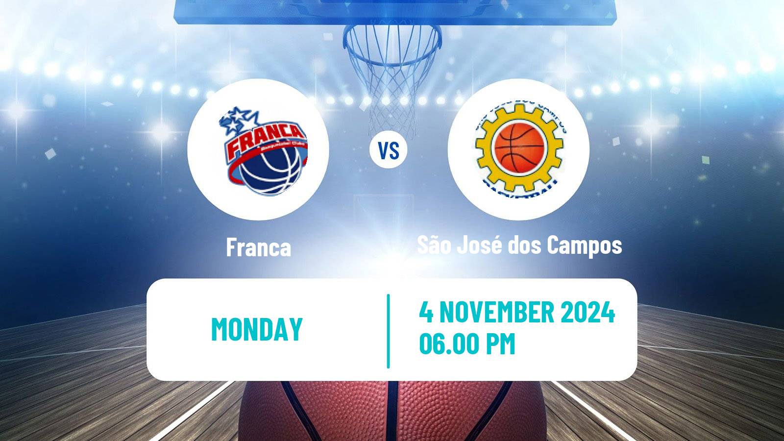 Basketball Brazilian NBB Franca - São José dos Campos