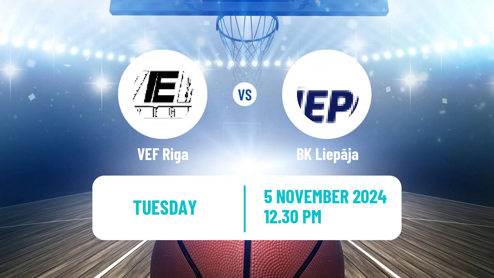 Basketball Estonian–Latvian Basketball League VEF Riga - Liepāja