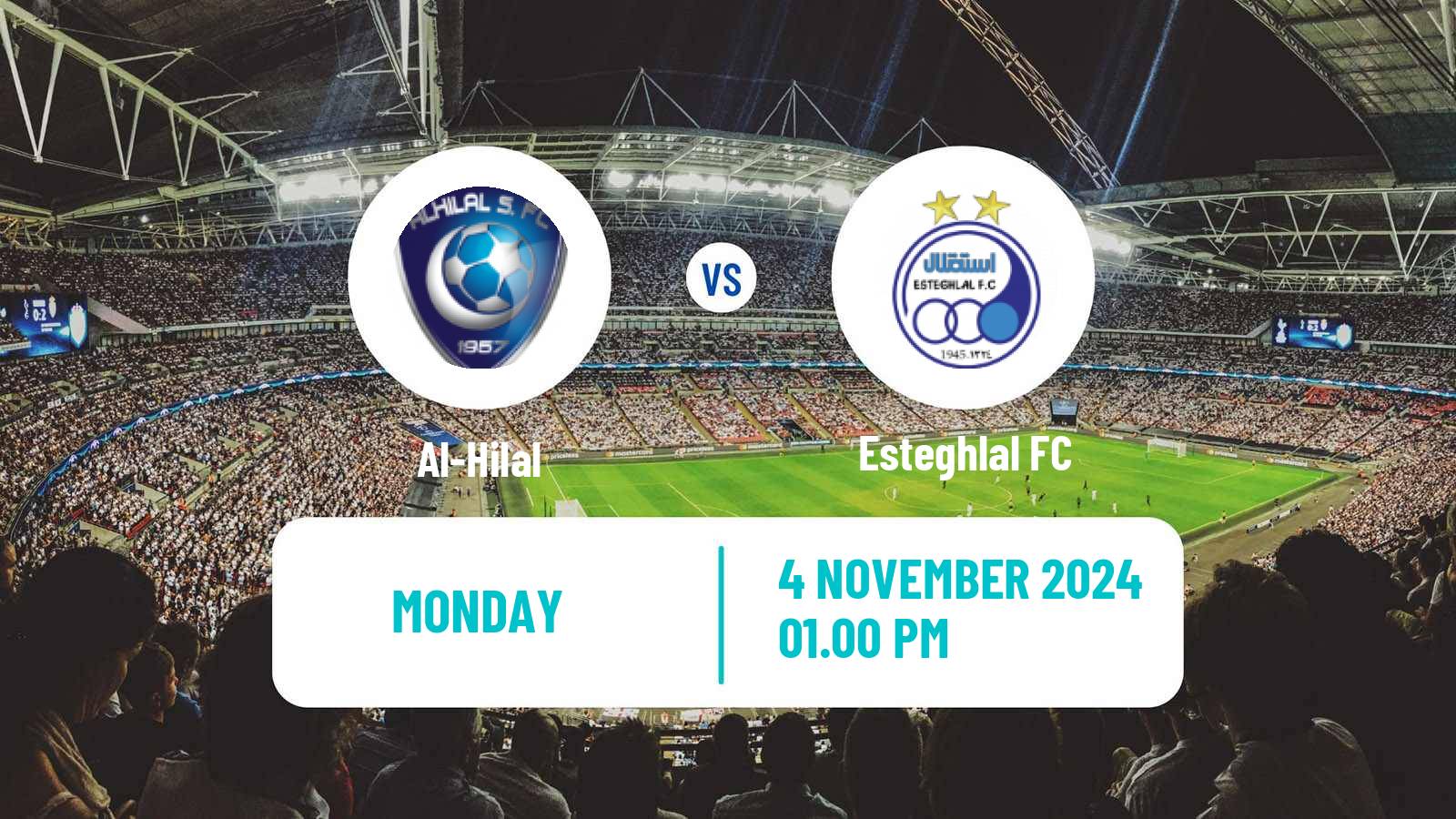 Soccer AFC Champions League Al-Hilal - Esteghlal