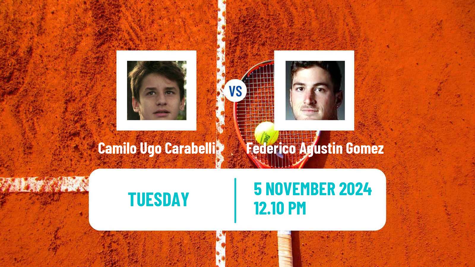 Tennis Lima 2 Challenger Men Camilo Ugo Carabelli - Federico Agustin Gomez