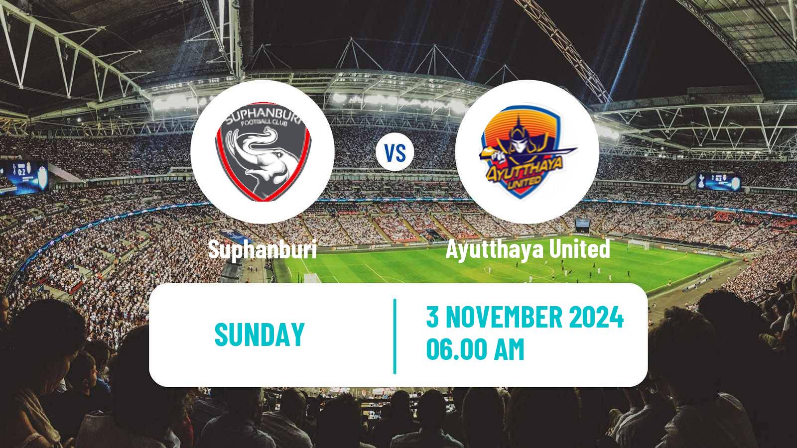 Soccer Thai League 2 Suphanburi - Ayutthaya United