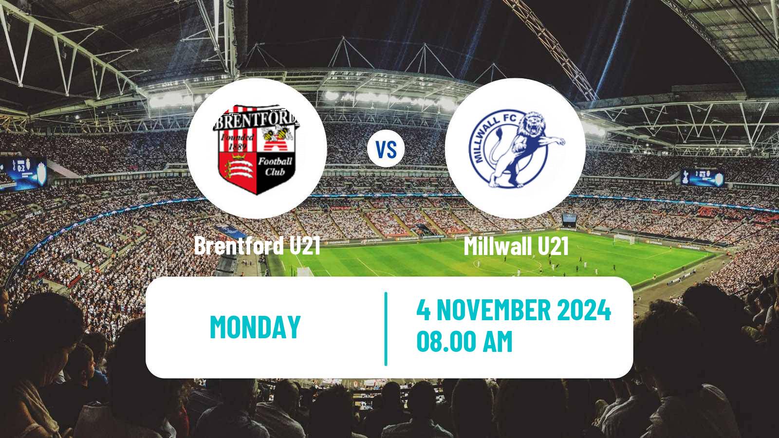 Soccer English Professional Development League Brentford U21 - Millwall U21