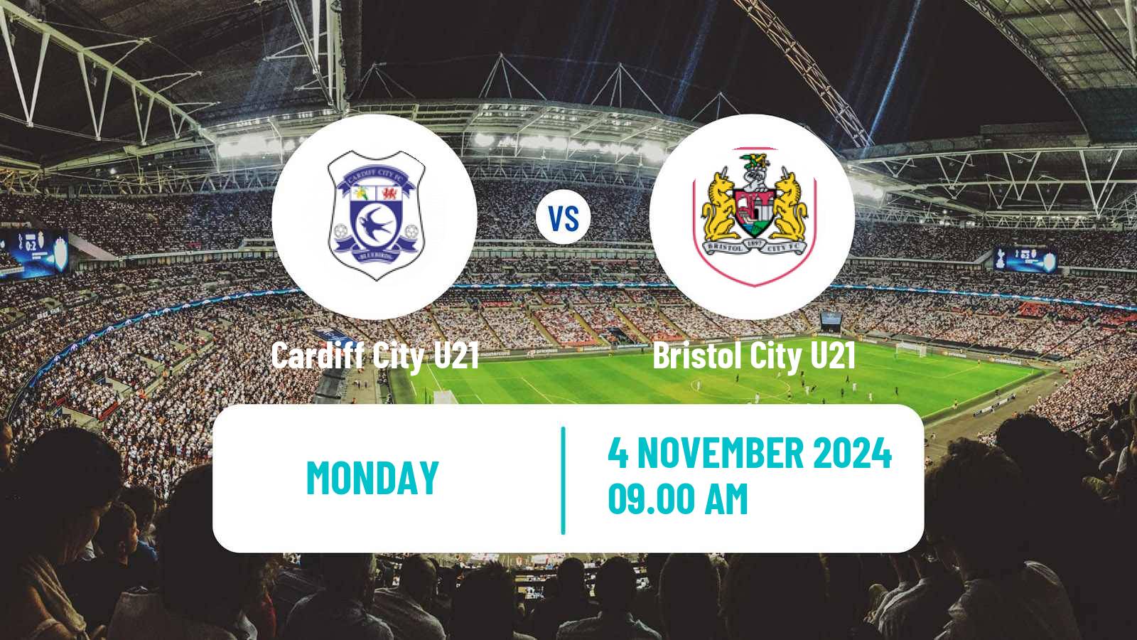 Soccer English Professional Development League Cardiff City U21 - Bristol City U21