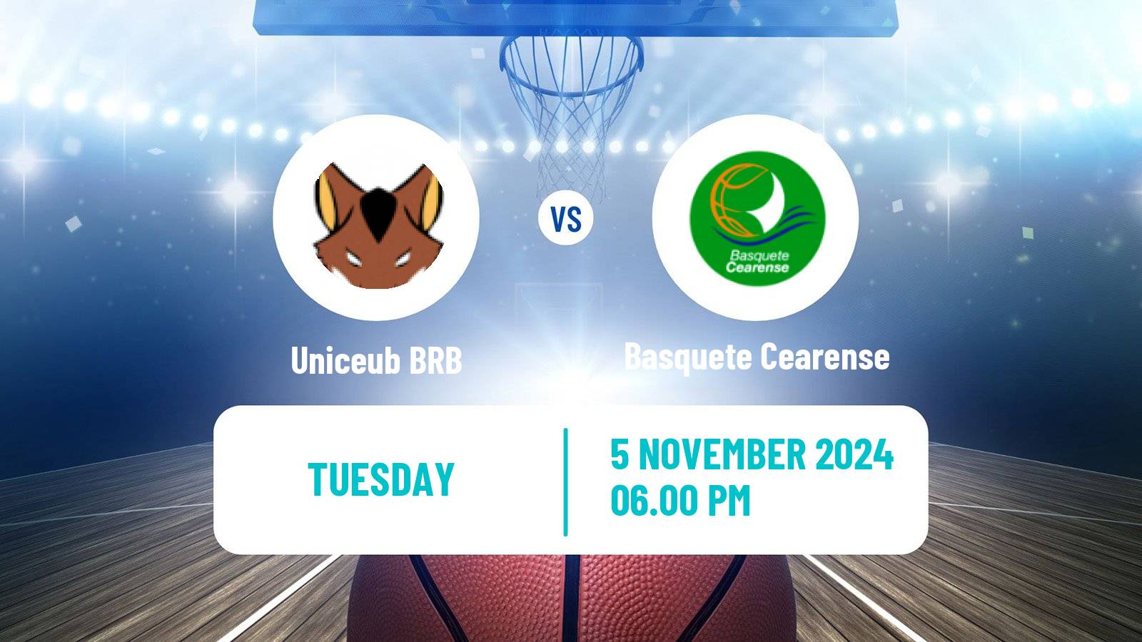 Basketball Brazilian NBB Uniceub BRB - Basquete Cearense