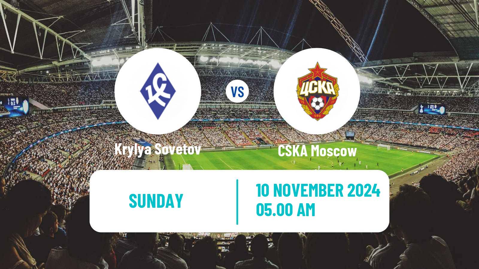 Soccer Russian Premier League Krylya Sovetov - CSKA Moscow