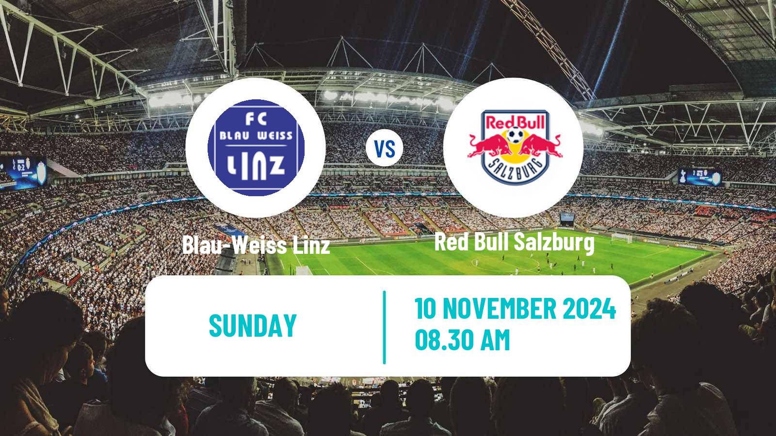 Soccer Austrian Bundesliga Blau-Weiss Linz - Red Bull Salzburg