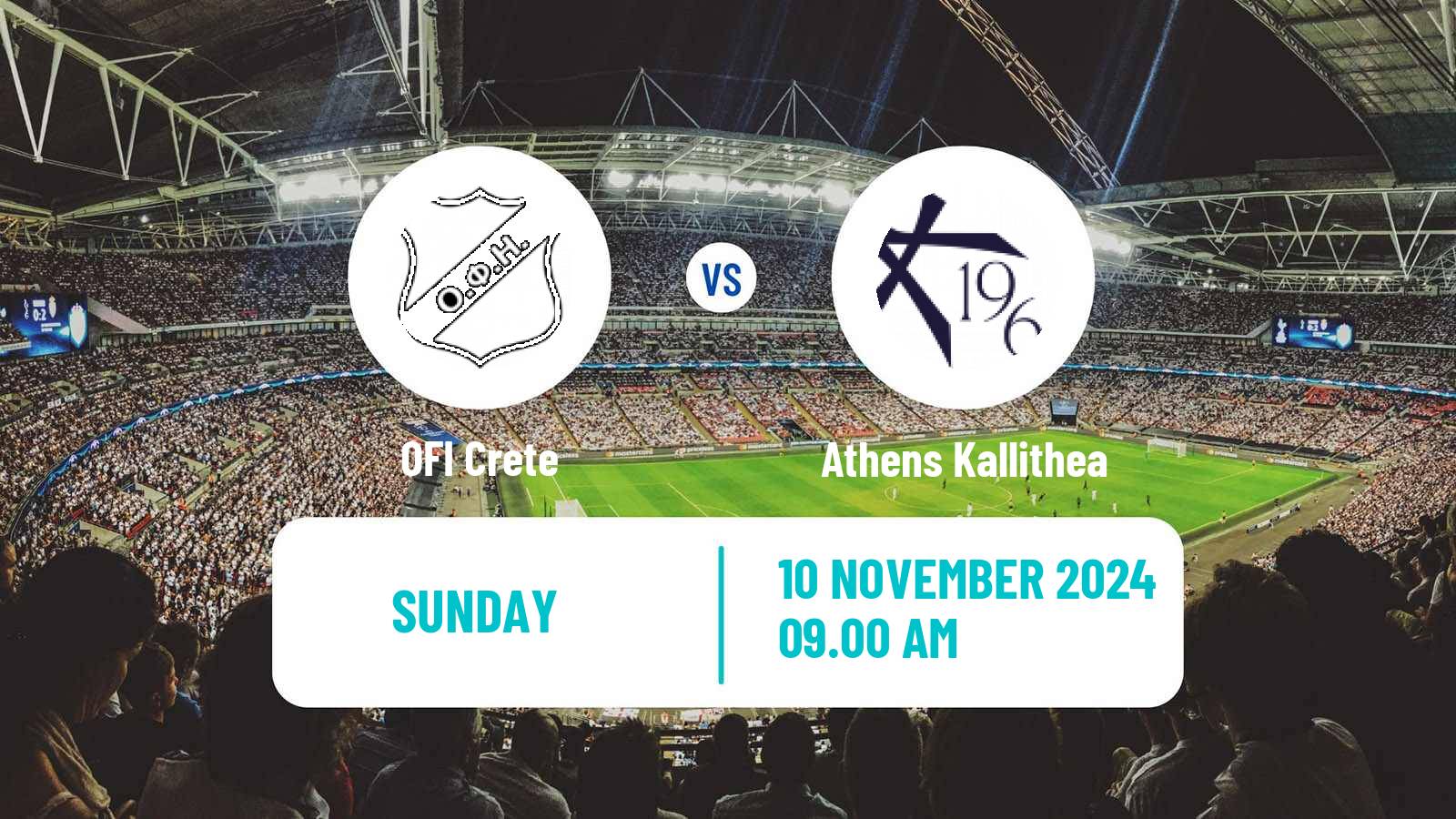 Soccer Greek Super League OFI - Athens Kallithea