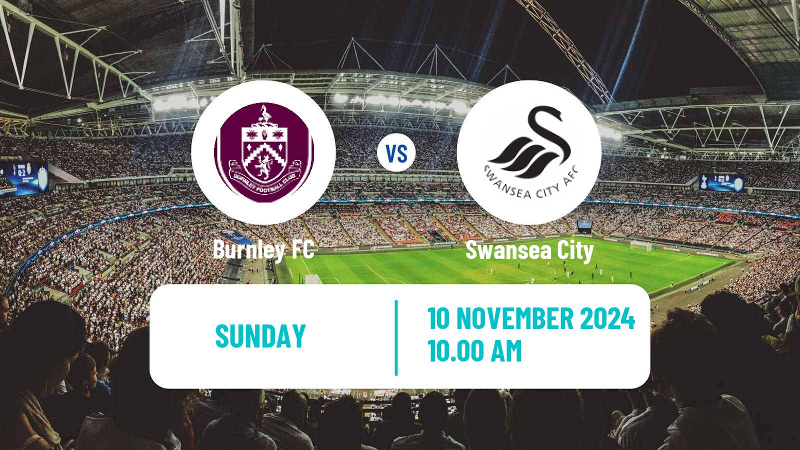 Soccer English League Championship Burnley - Swansea City