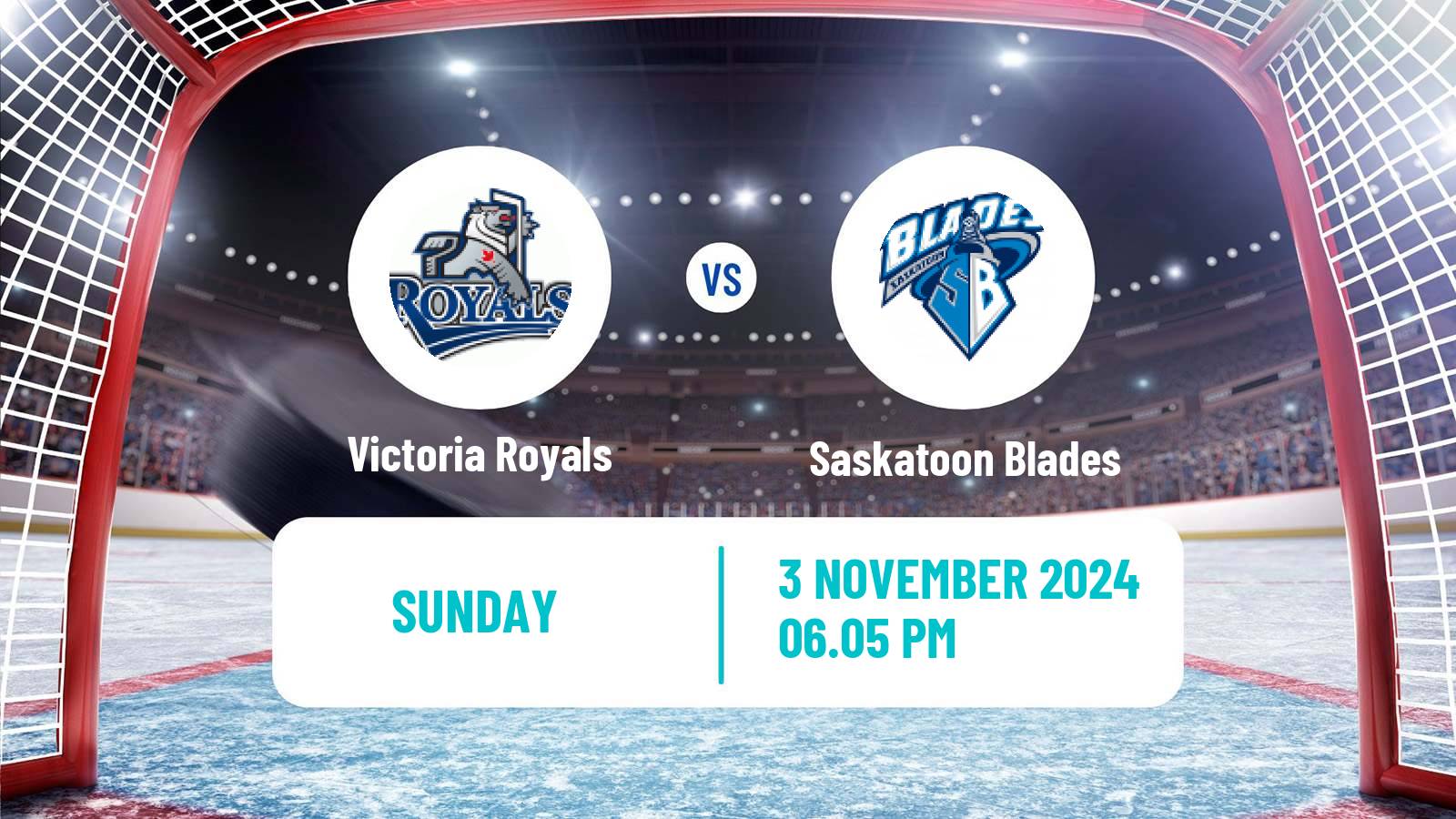 Hockey WHL Victoria Royals - Saskatoon Blades