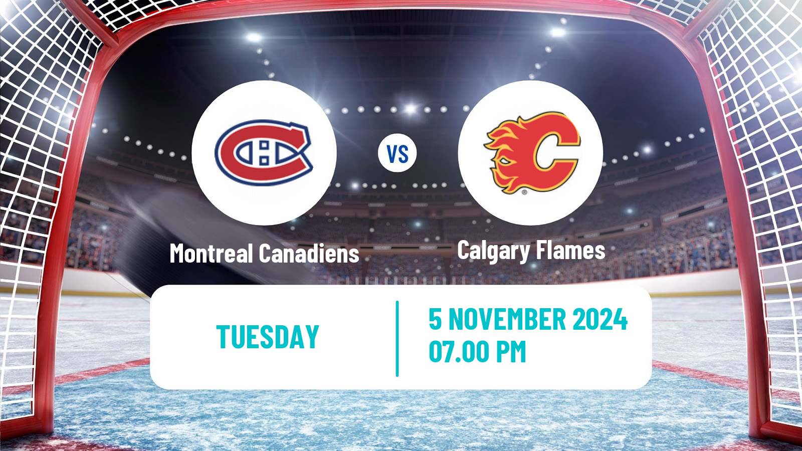 Hockey NHL Montreal Canadiens - Calgary Flames