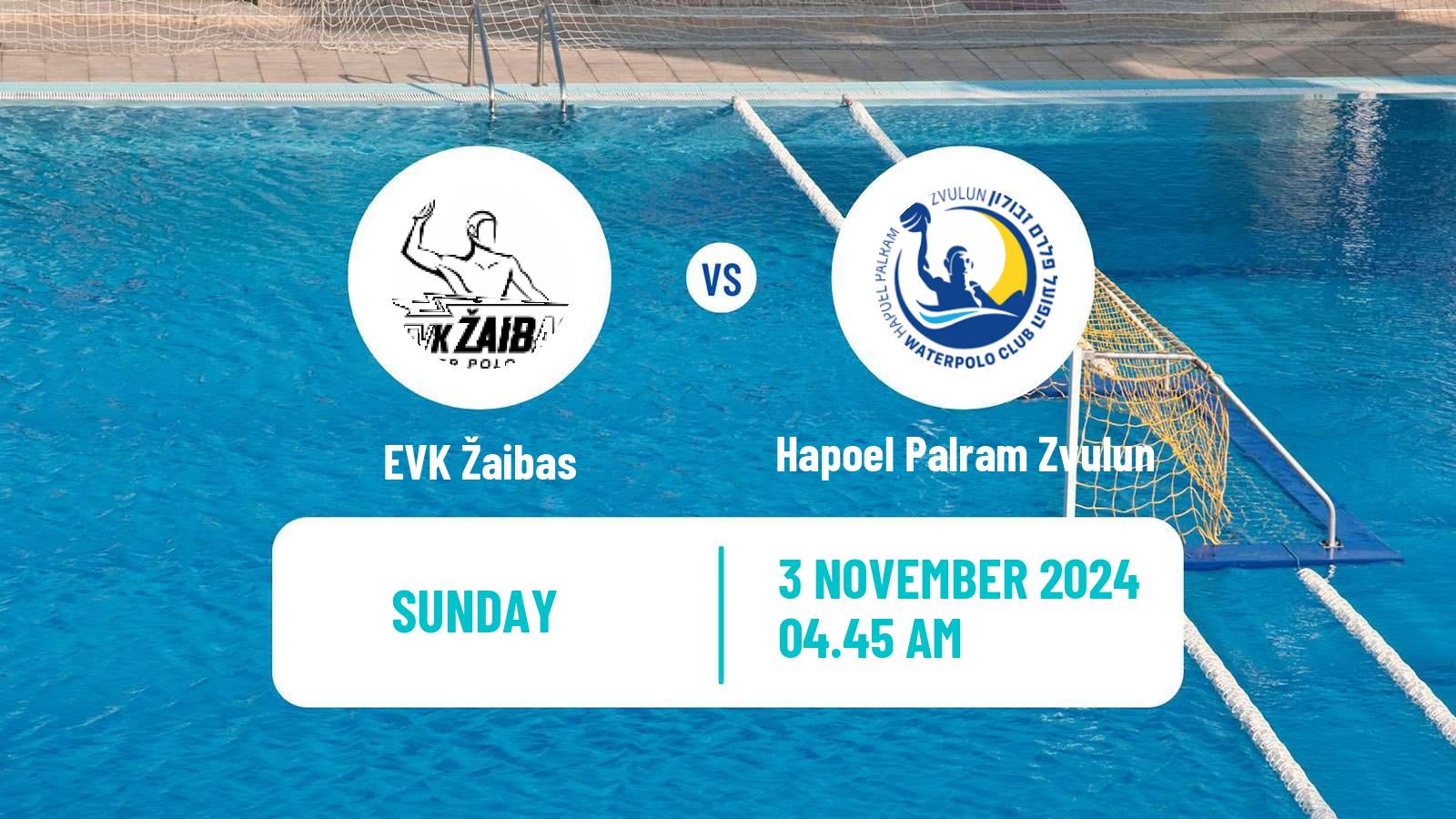 Water polo Challenger Cup Water Polo Žaibas - Hapoel Palram Zvulun