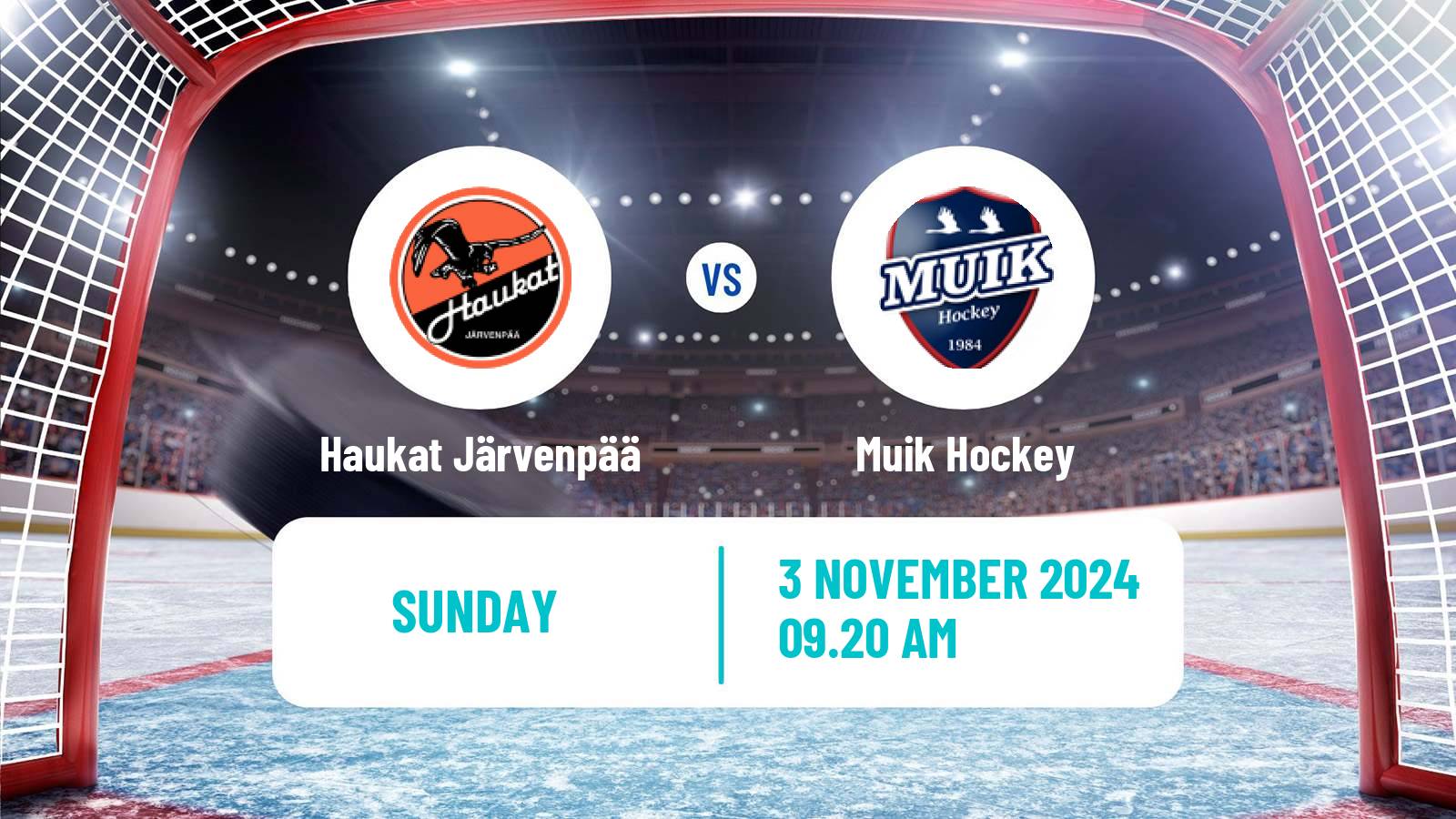 Hockey Finnish Suomi-sarja Haukat Järvenpää - Muik Hockey