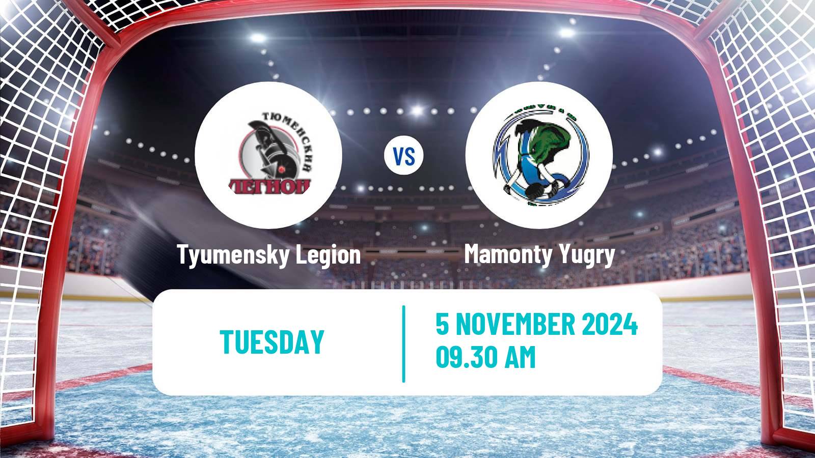 Hockey MHL Tyumensky Legion - Mamonty Yugry