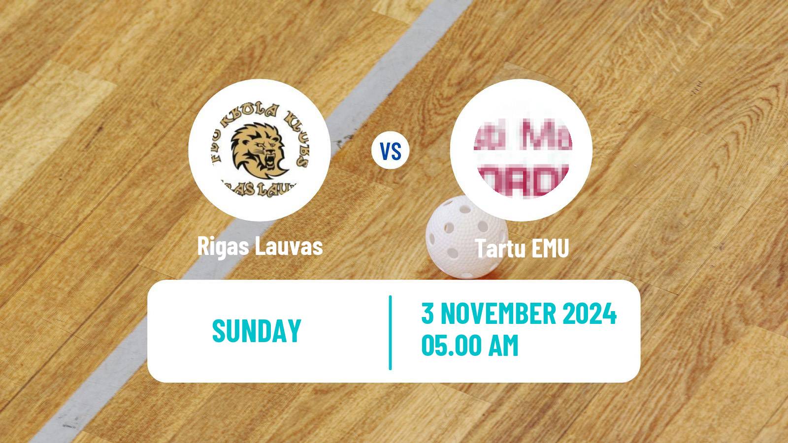 Floorball Latvian Elvi Liga Women Rigas Lauvas - Tartu EMU