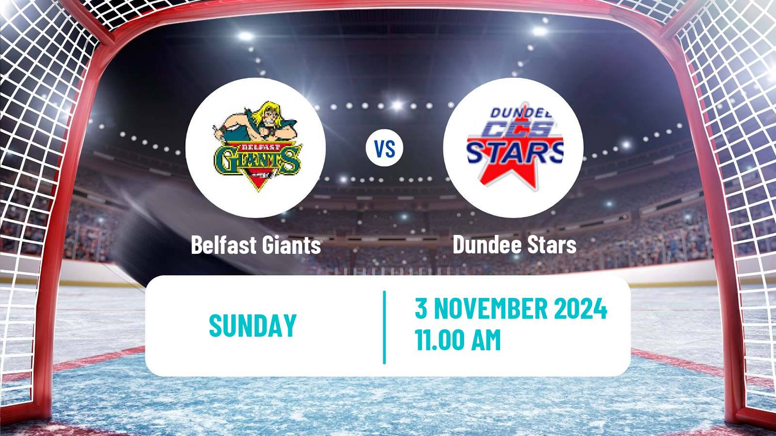 Hockey United Kingdom Challenge Cup Ice Hockey Belfast Giants - Dundee Stars