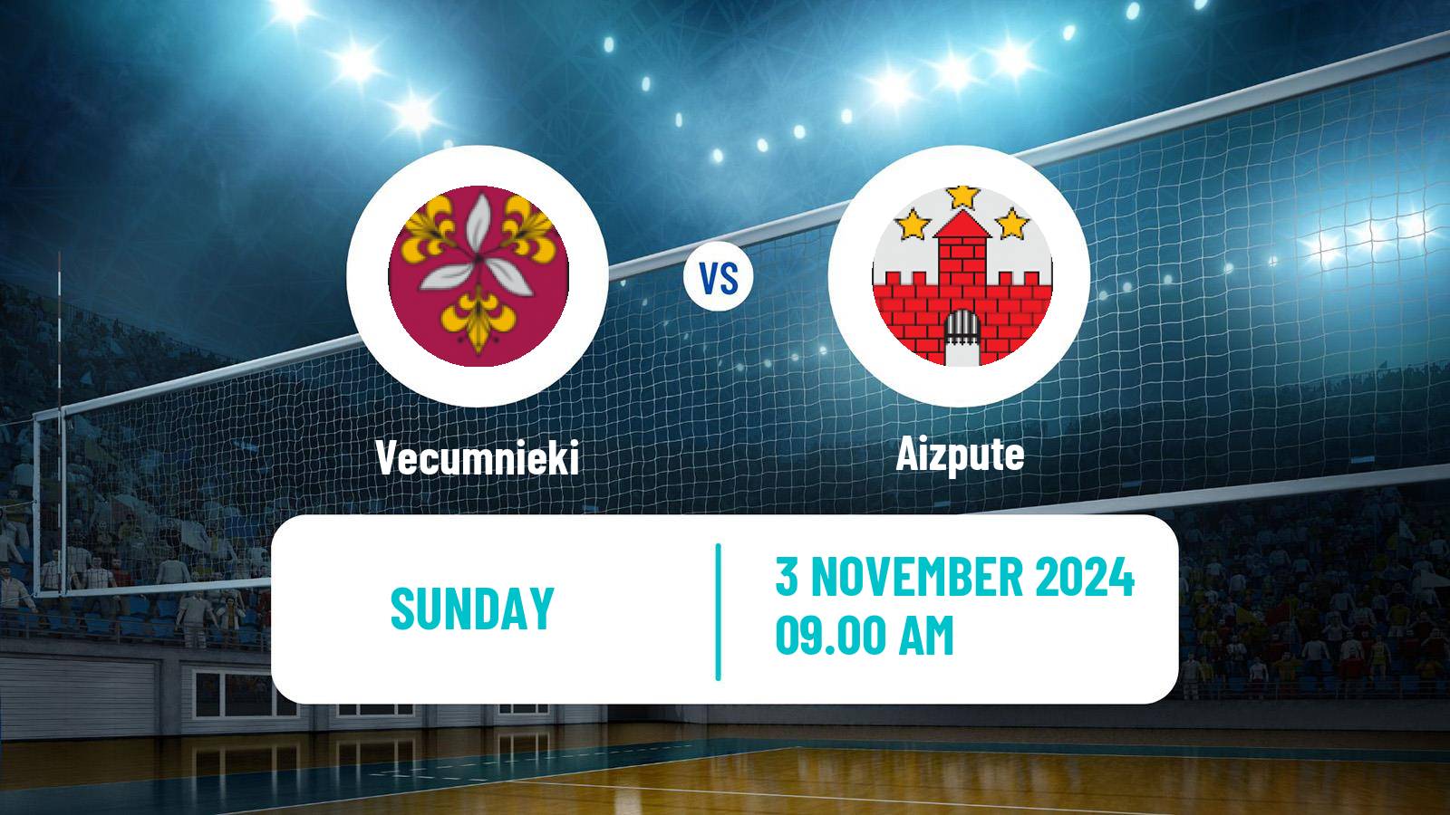 Volleyball Latvian Nacionala Liga Volleyball Vecumnieki - Aizpute