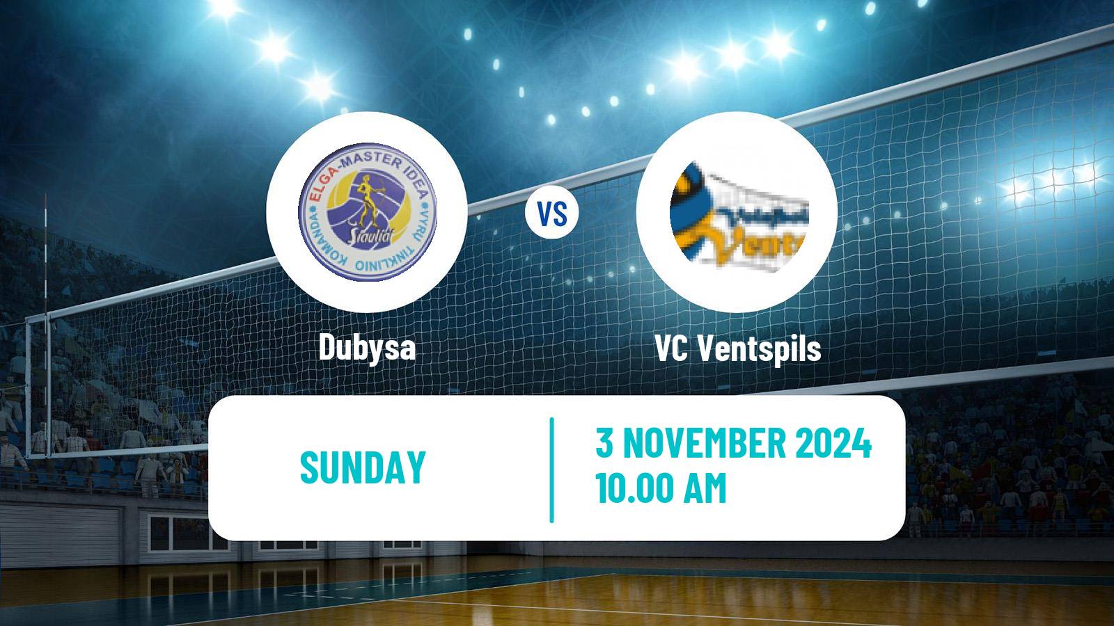 Volleyball Latvian Nacionala Liga Volleyball Dubysa - Ventspils