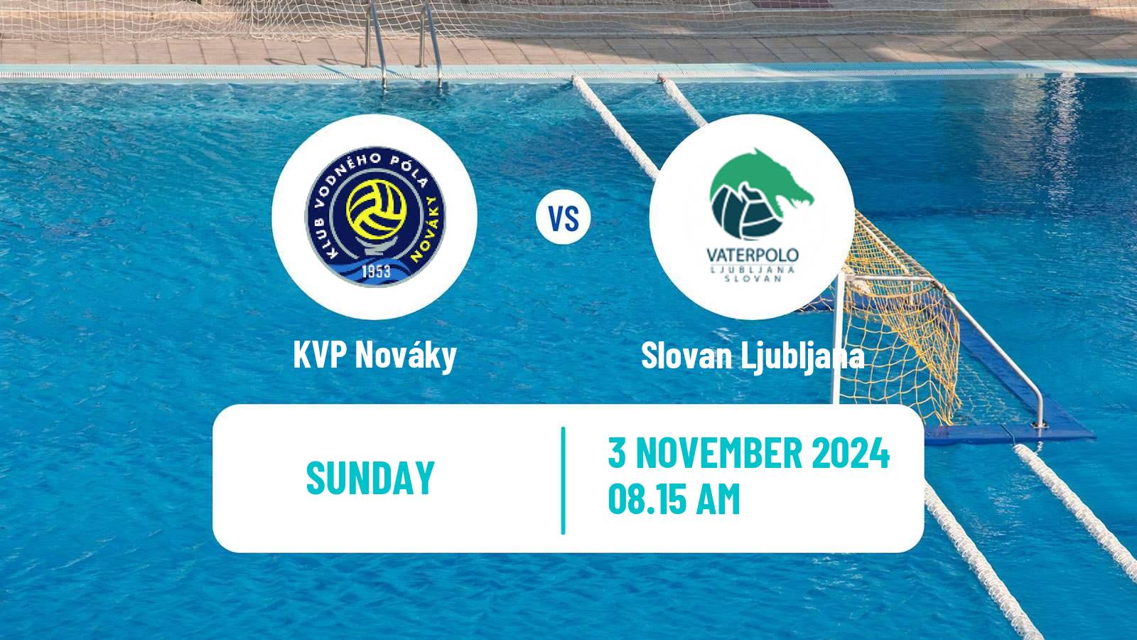 Water polo Challenger Cup Water Polo Nováky - Slovan Ljubljana