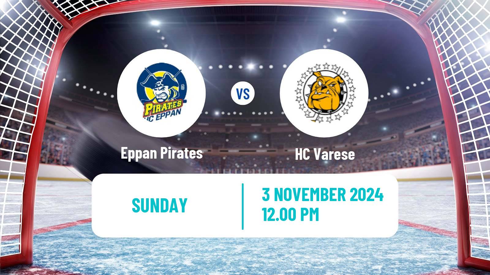 Hockey Italian IHL Eppan Pirates - Varese