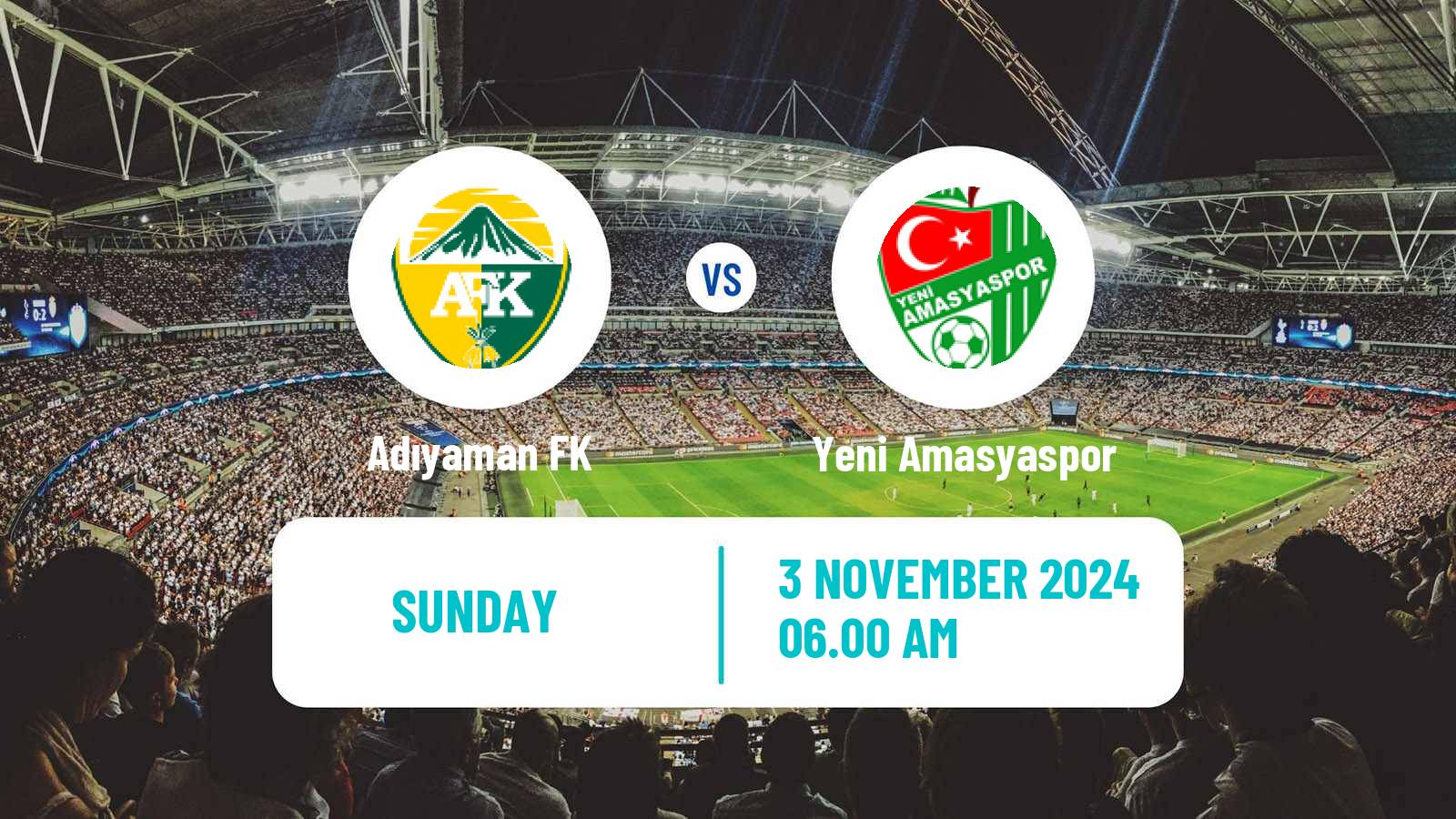 Soccer Turkish 3 Lig Group 2 Adıyaman - Yeni Amasyaspor