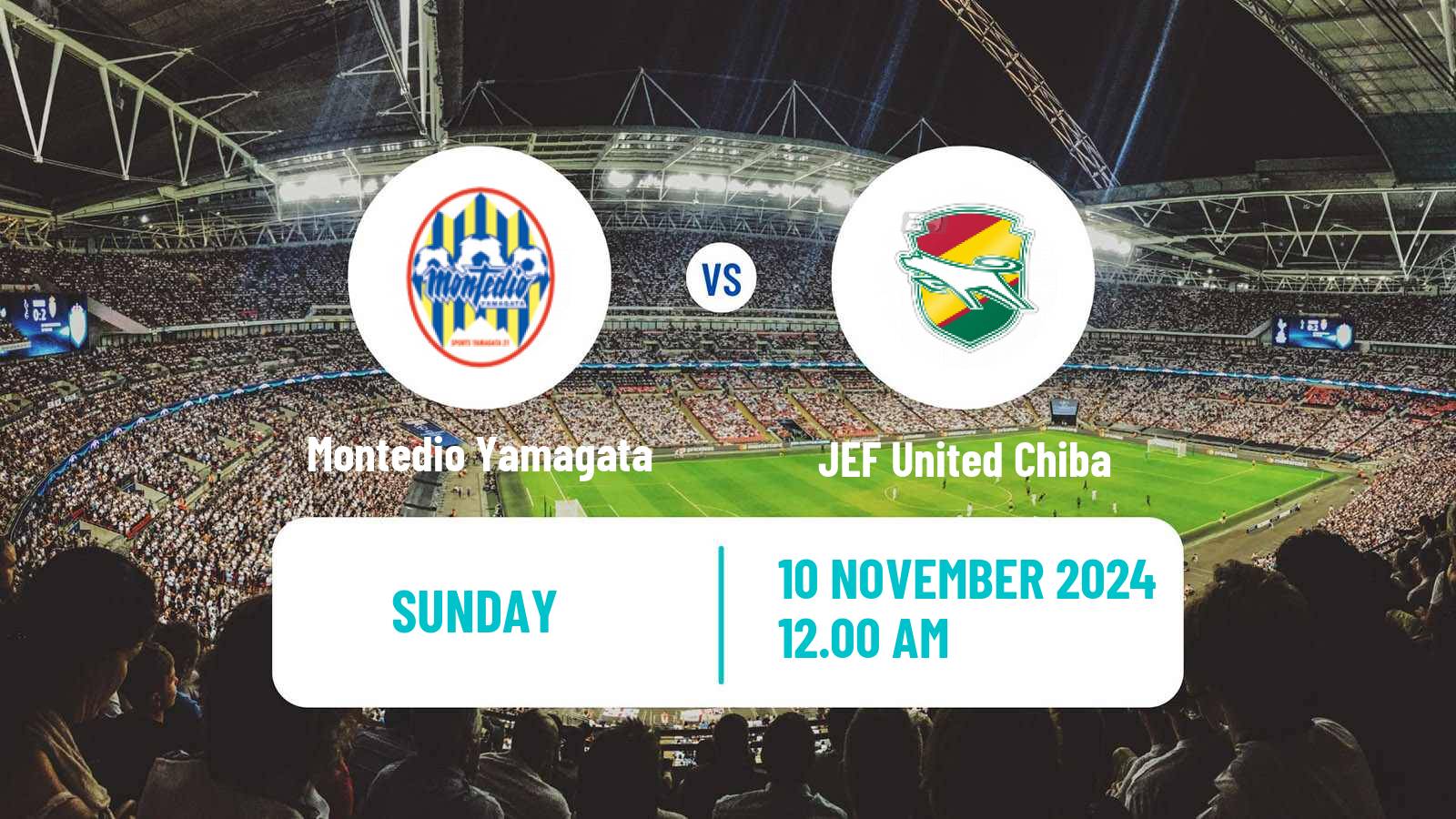 Soccer Japan J2 League Montedio Yamagata - JEF United Chiba