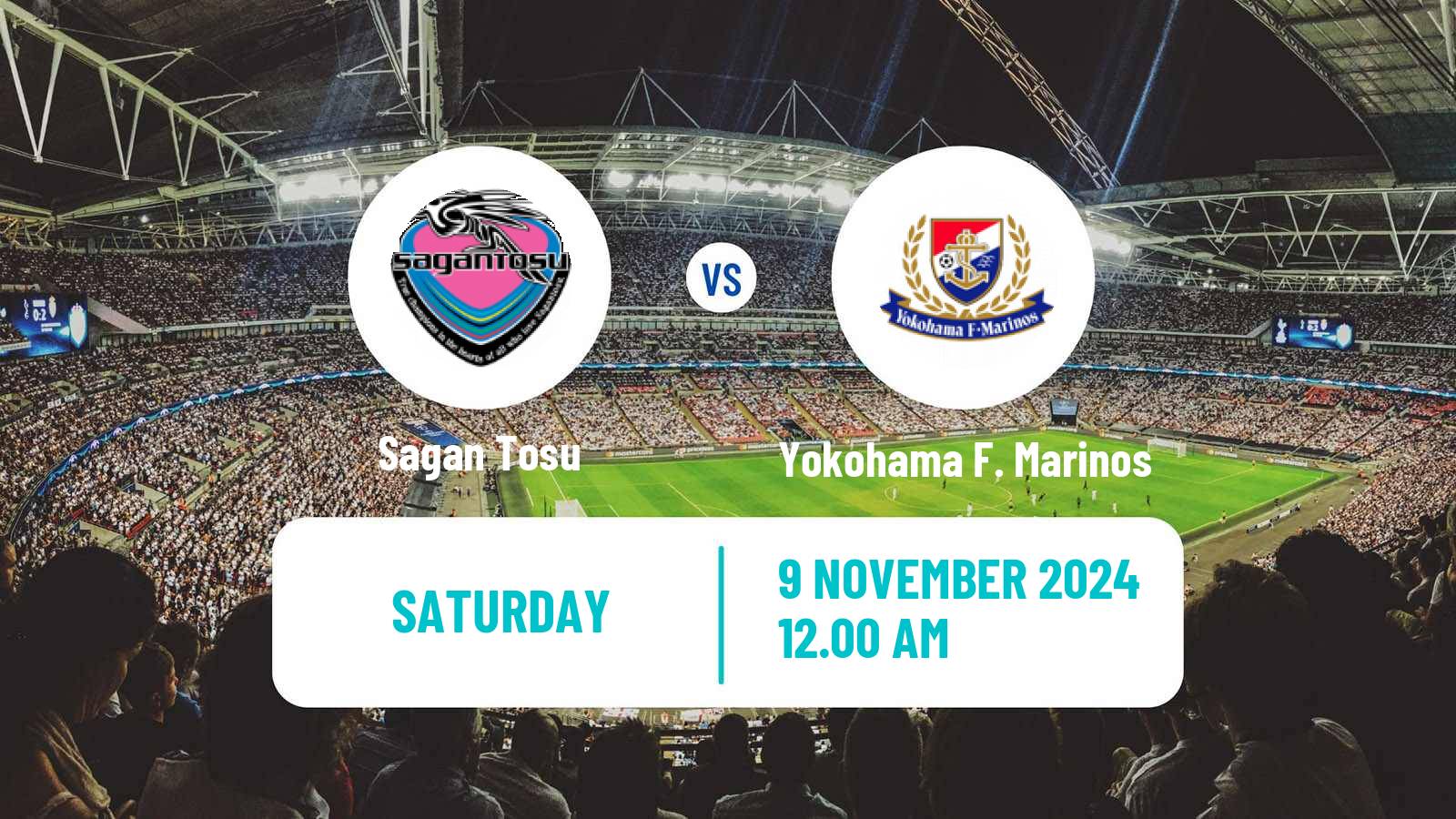 Soccer Japan J1 League Sagan Tosu - Yokohama F. Marinos