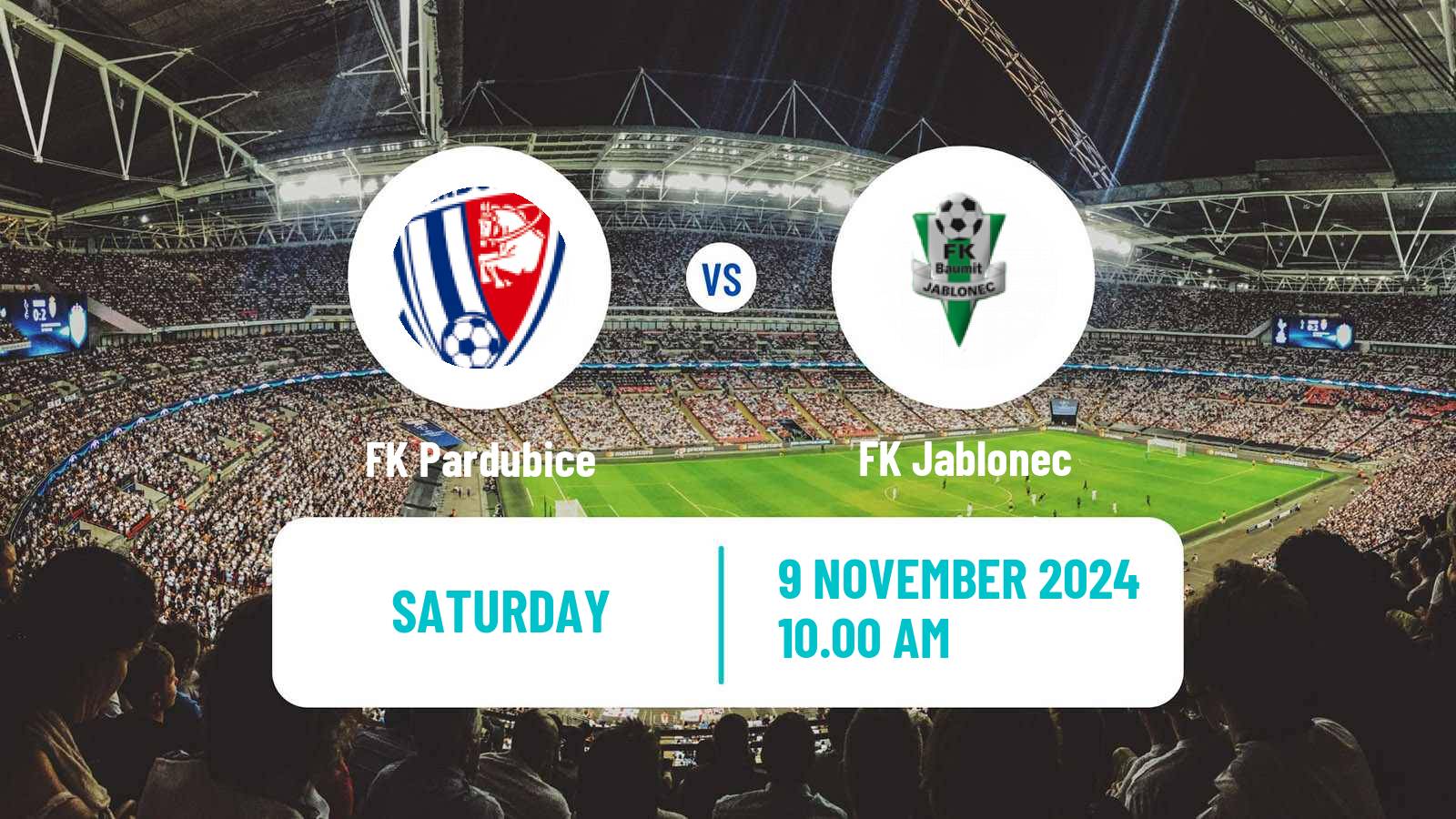 Soccer Czech 1 Liga Pardubice - Jablonec