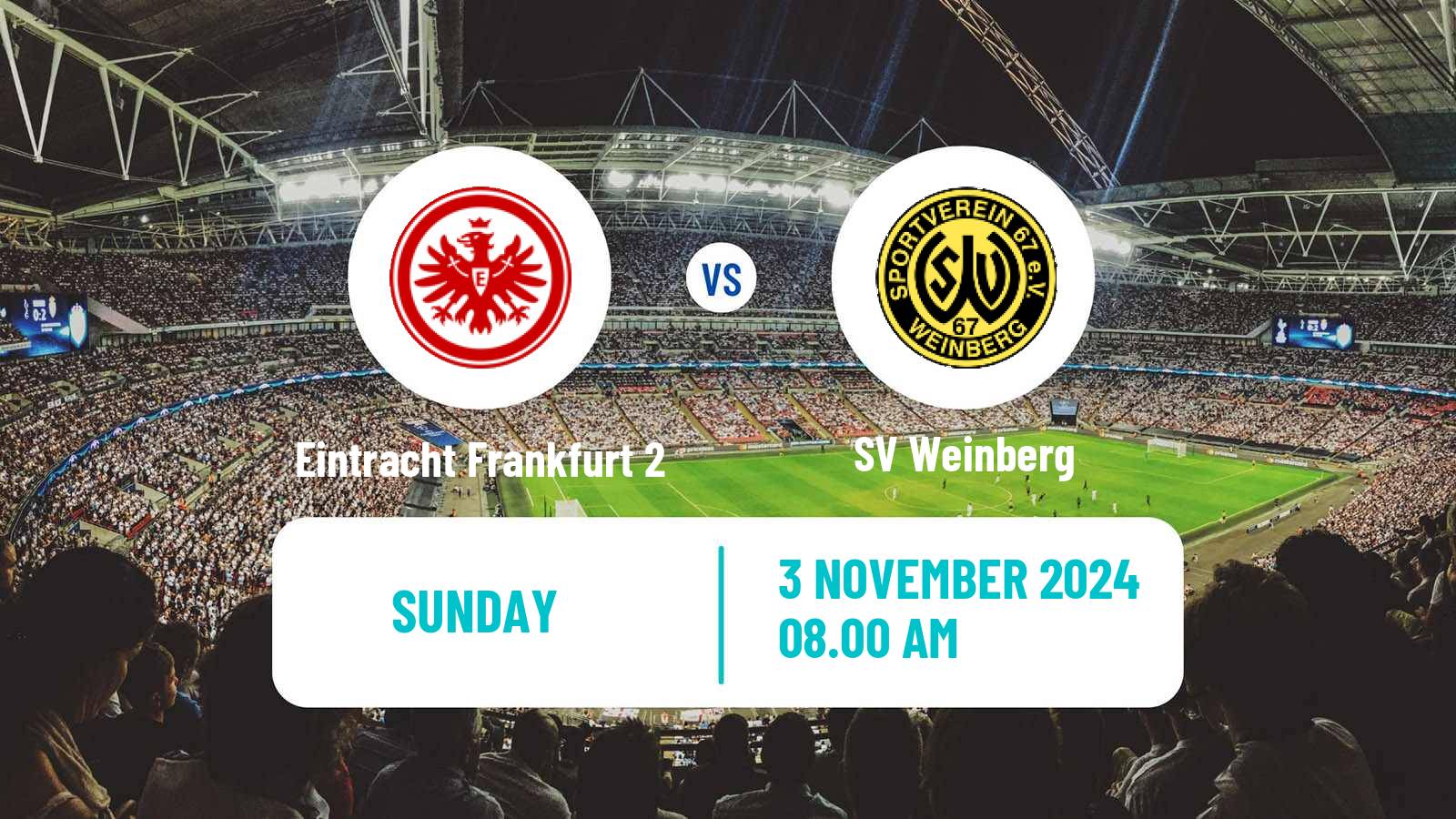 Soccer German 2 Bundesliga Women Eintracht Frankfurt 2 - Weinberg