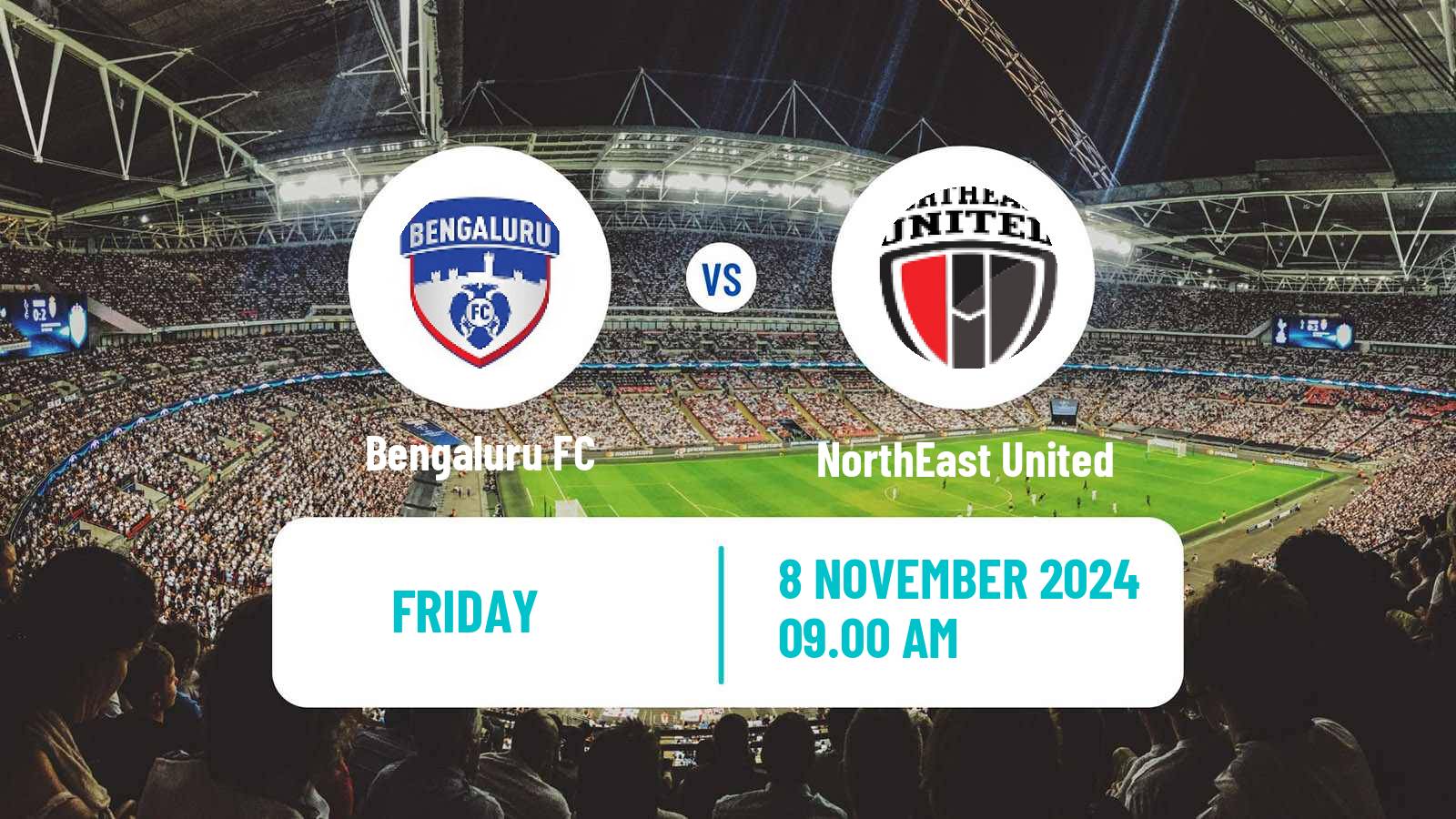 Soccer Indian ISL Bengaluru - NorthEast United