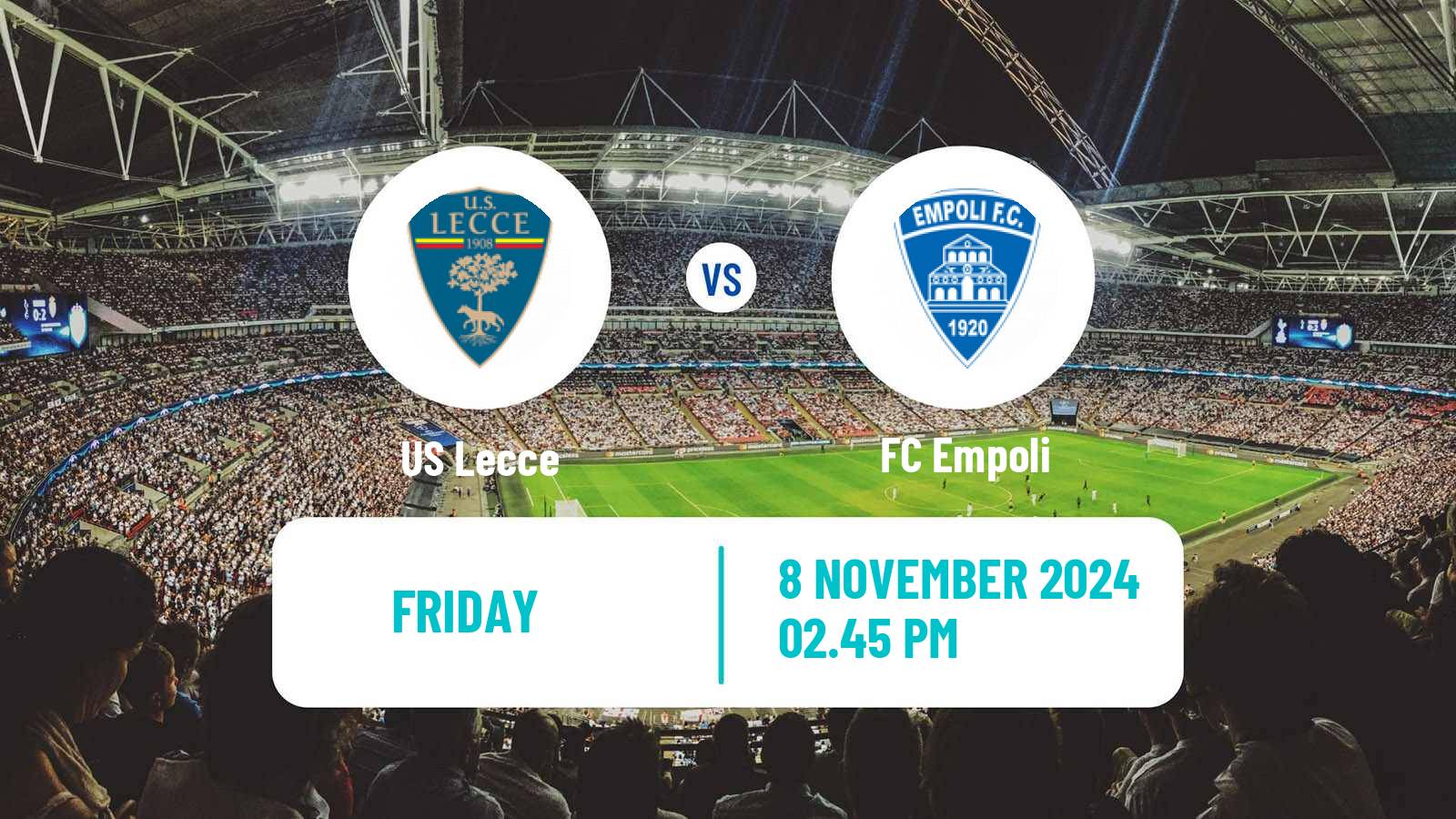 Soccer Italian Serie A Lecce - Empoli