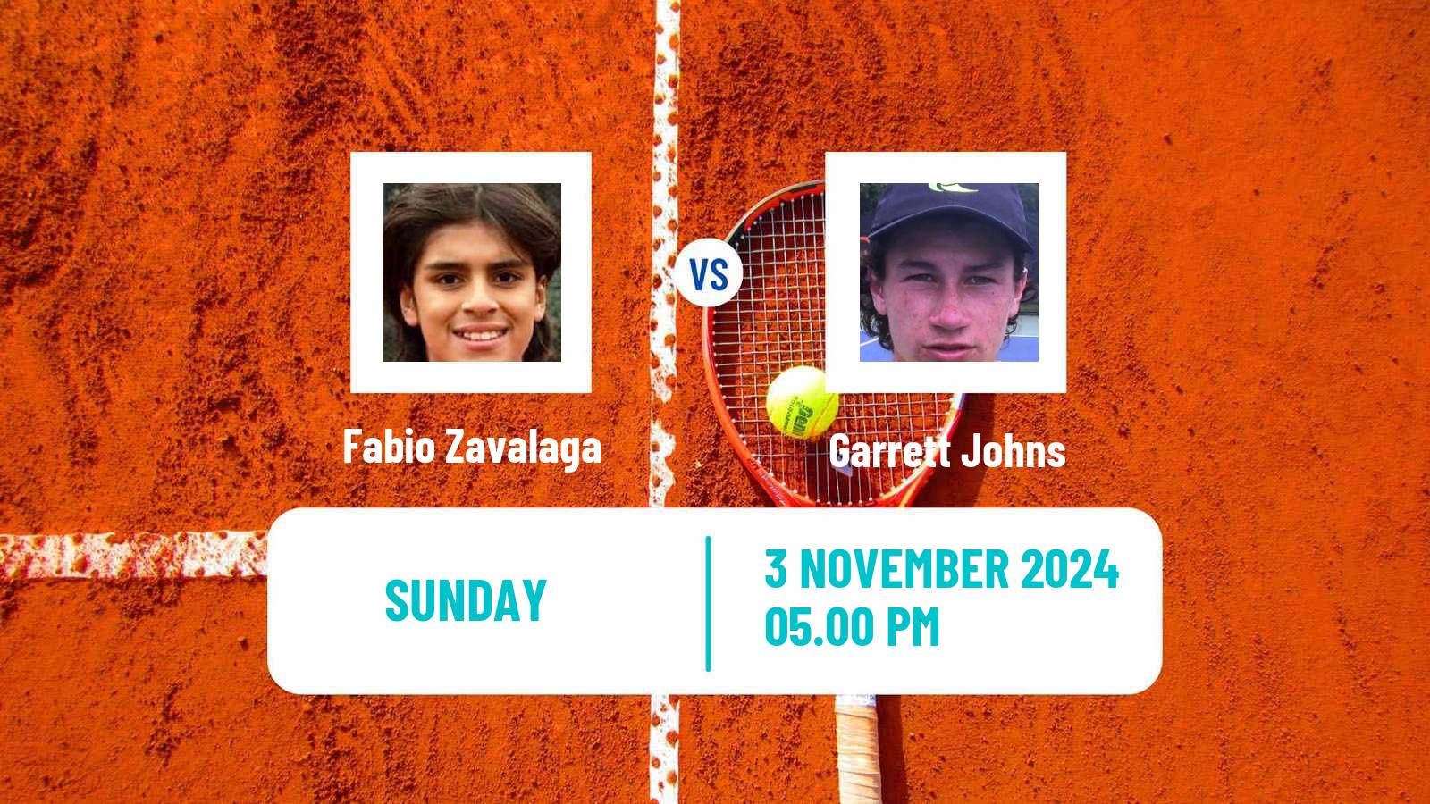 Tennis Lima 2 Challenger Men Fabio Zavalaga - Garrett Johns