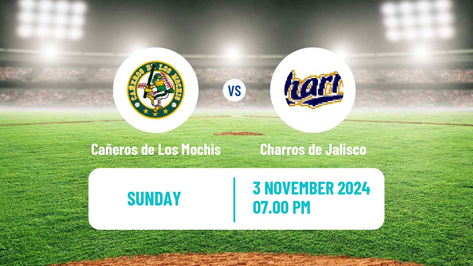 Baseball LMP Cañeros de Los Mochis - Charros de Jalisco