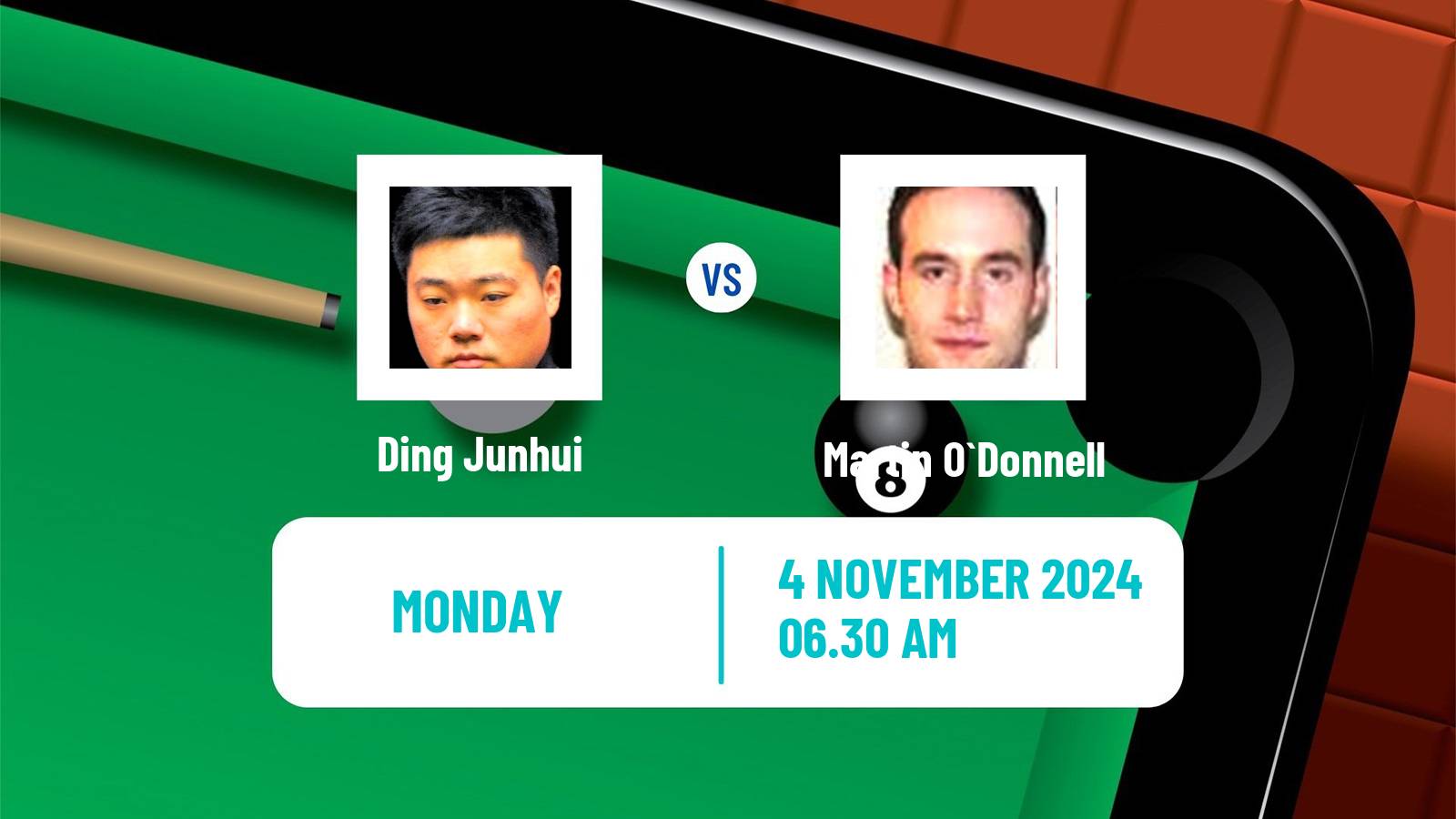 Snooker International Championship Ding Junhui - Martin O`Donnell