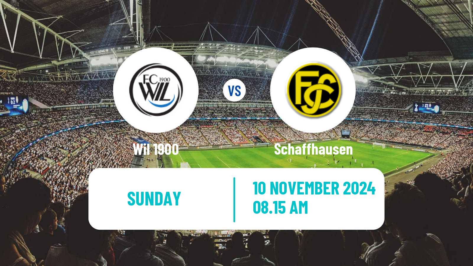 Soccer Swiss Challenge League Wil 1900 - Schaffhausen