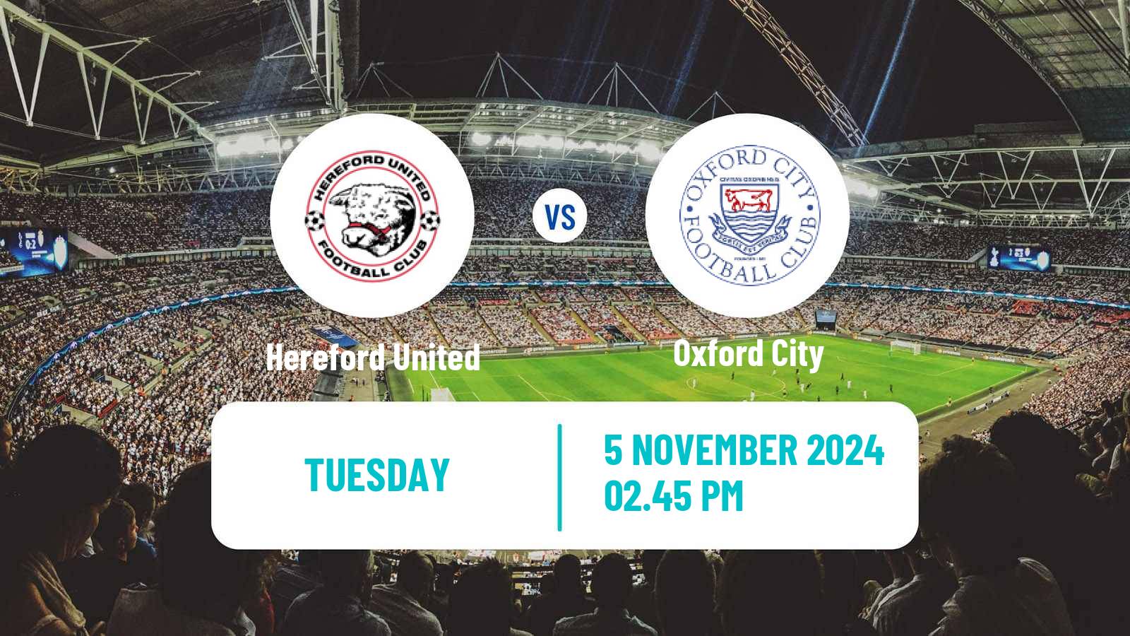 Soccer English National League North Hereford United - Oxford City