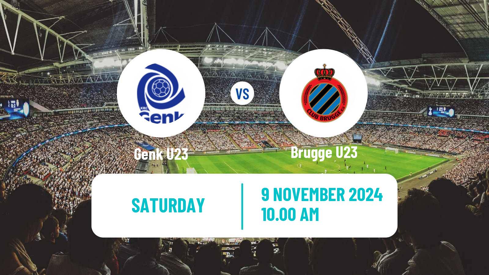 Soccer Belgian Сhallenger Pro League Genk U23 - Brugge U23