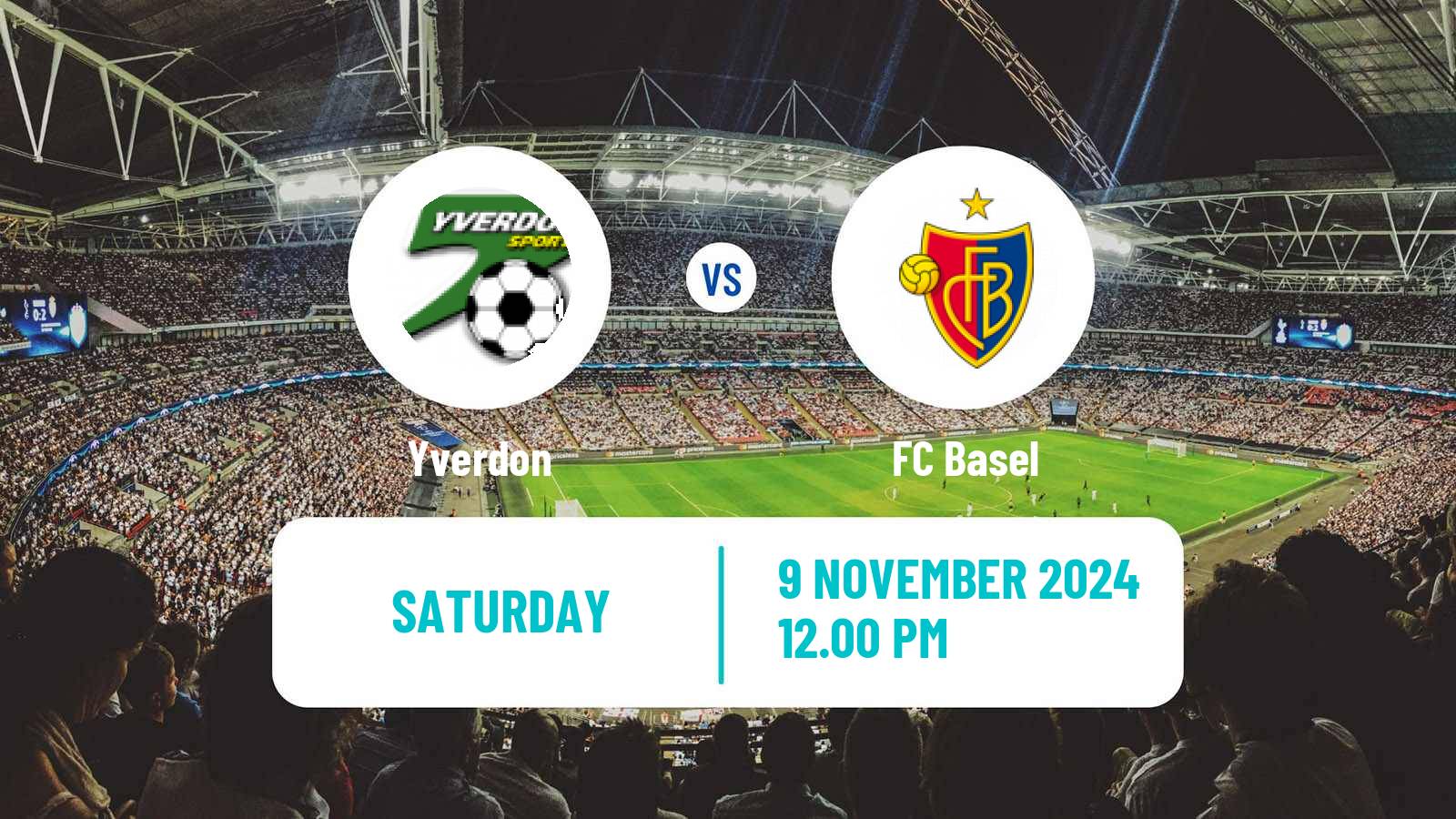 Soccer Swiss Super League Yverdon - Basel