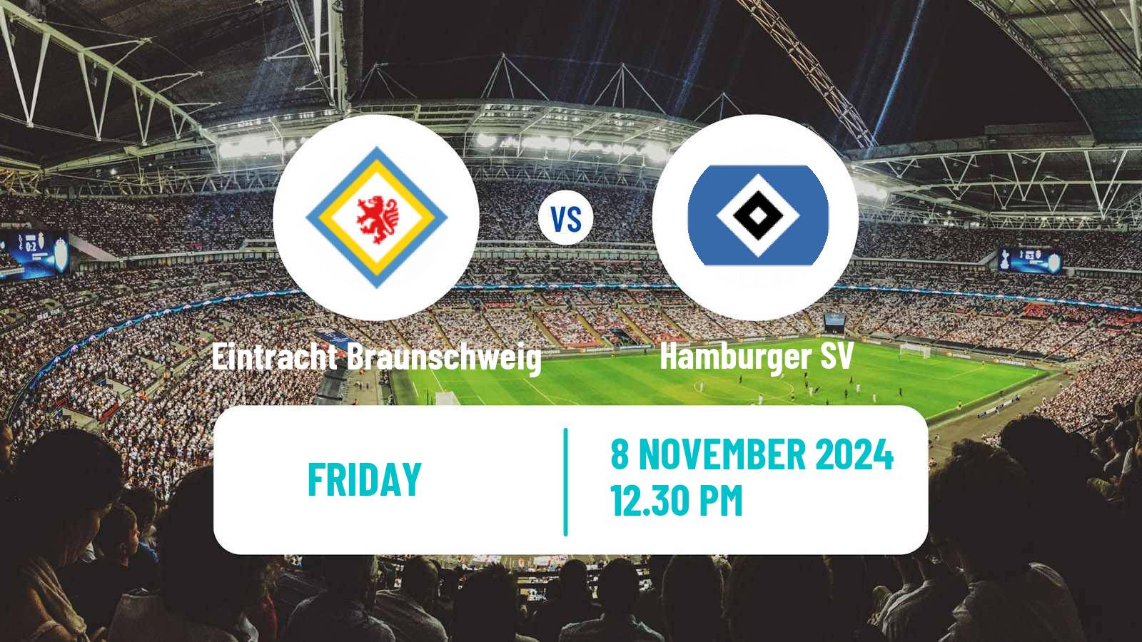 Soccer German 2 Bundesliga Eintracht Braunschweig - Hamburger SV