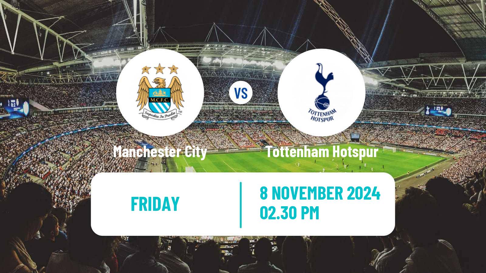 Soccer English WSL Manchester City - Tottenham Hotspur