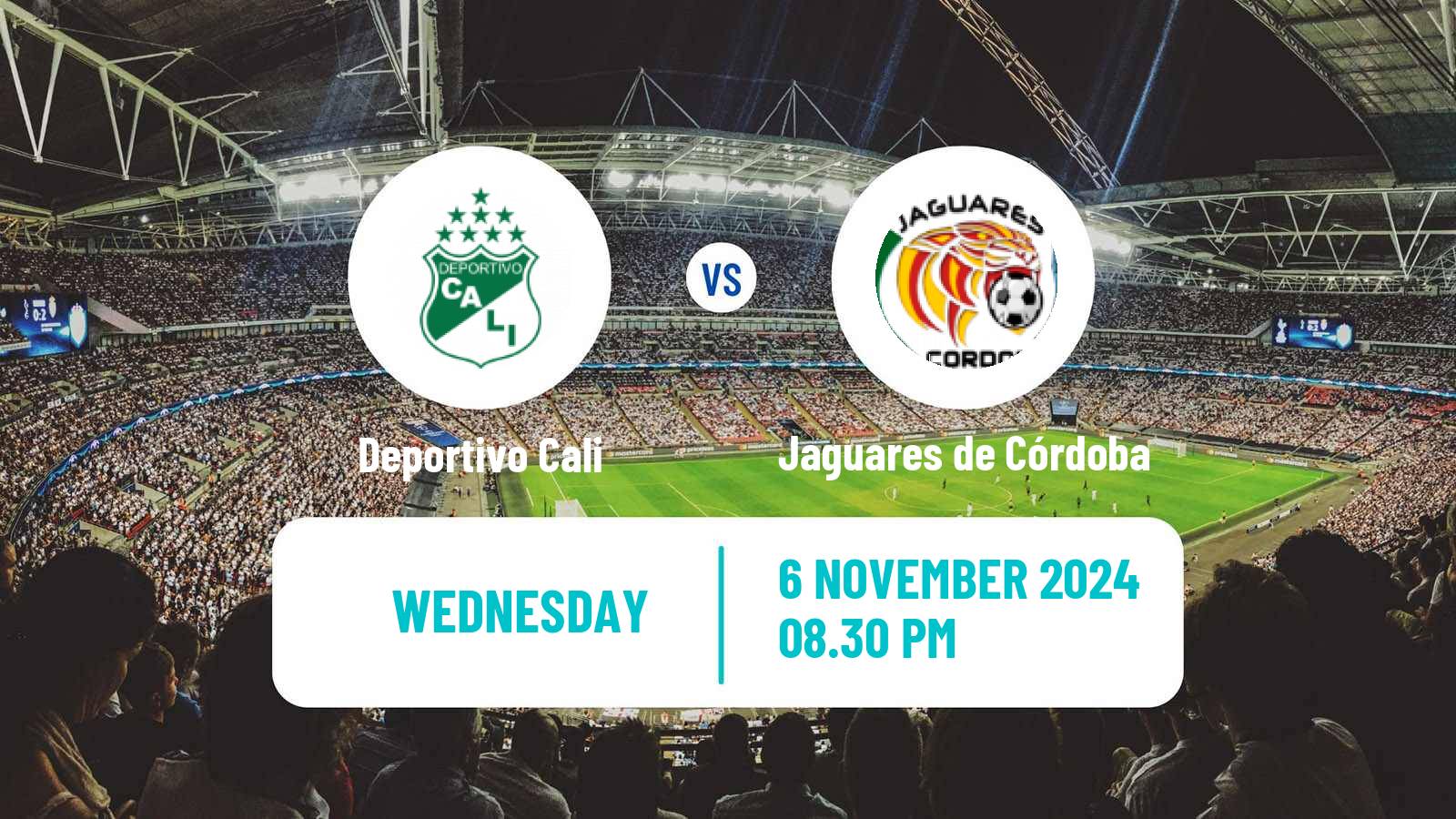 Soccer Colombian Primera A Deportivo Cali - Jaguares de Córdoba