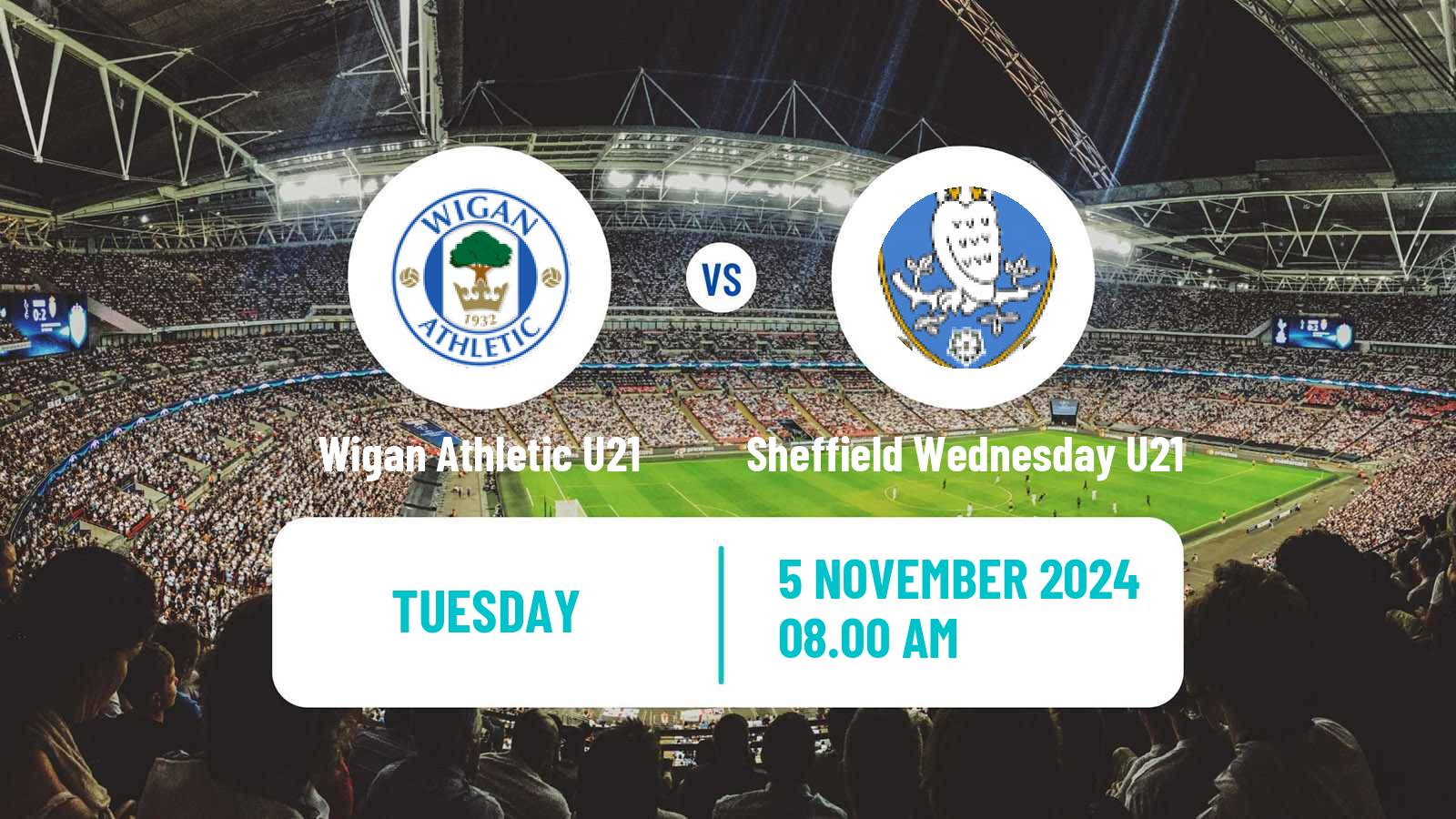 Soccer English Professional Development League Wigan Athletic U21 - Sheffield Wednesday U21