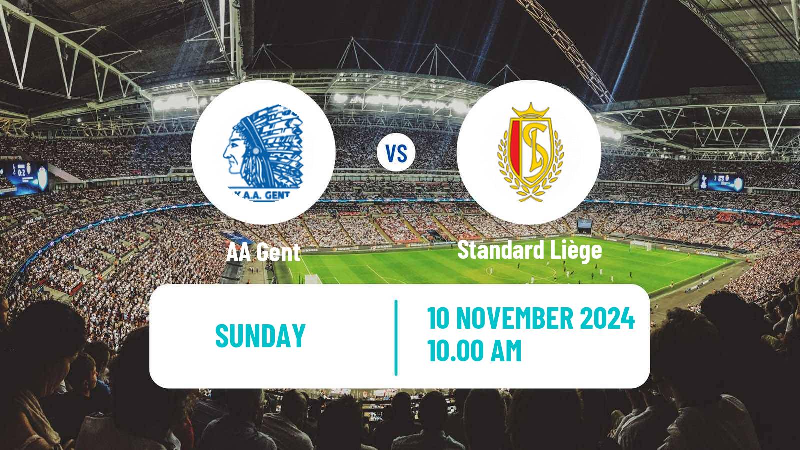 Soccer Belgian Jupiler Pro League Gent - Standard Liège