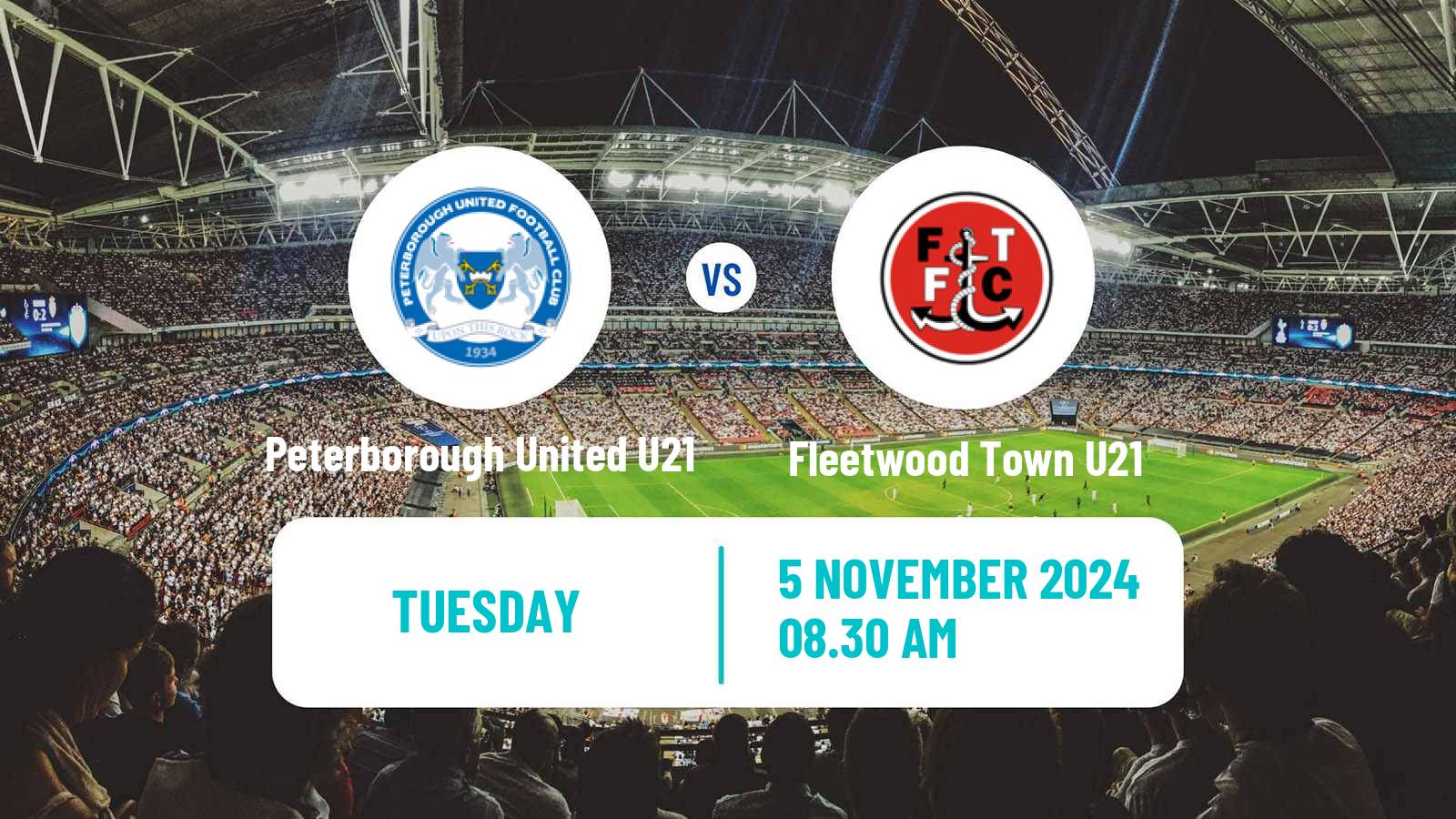 Soccer English Professional Development League Peterborough United U21 - Fleetwood Town U21