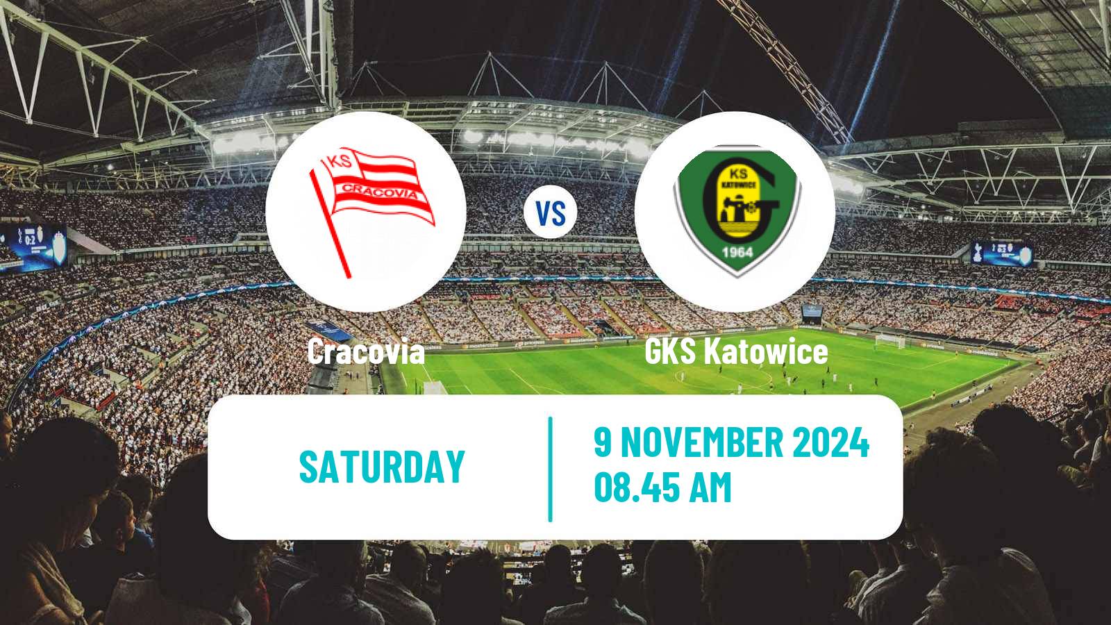 Soccer Polish Ekstraklasa Cracovia - GKS Katowice