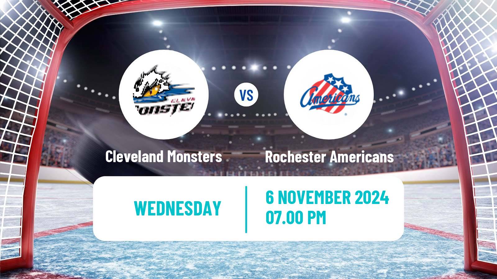 Hockey AHL Cleveland Monsters - Rochester Americans